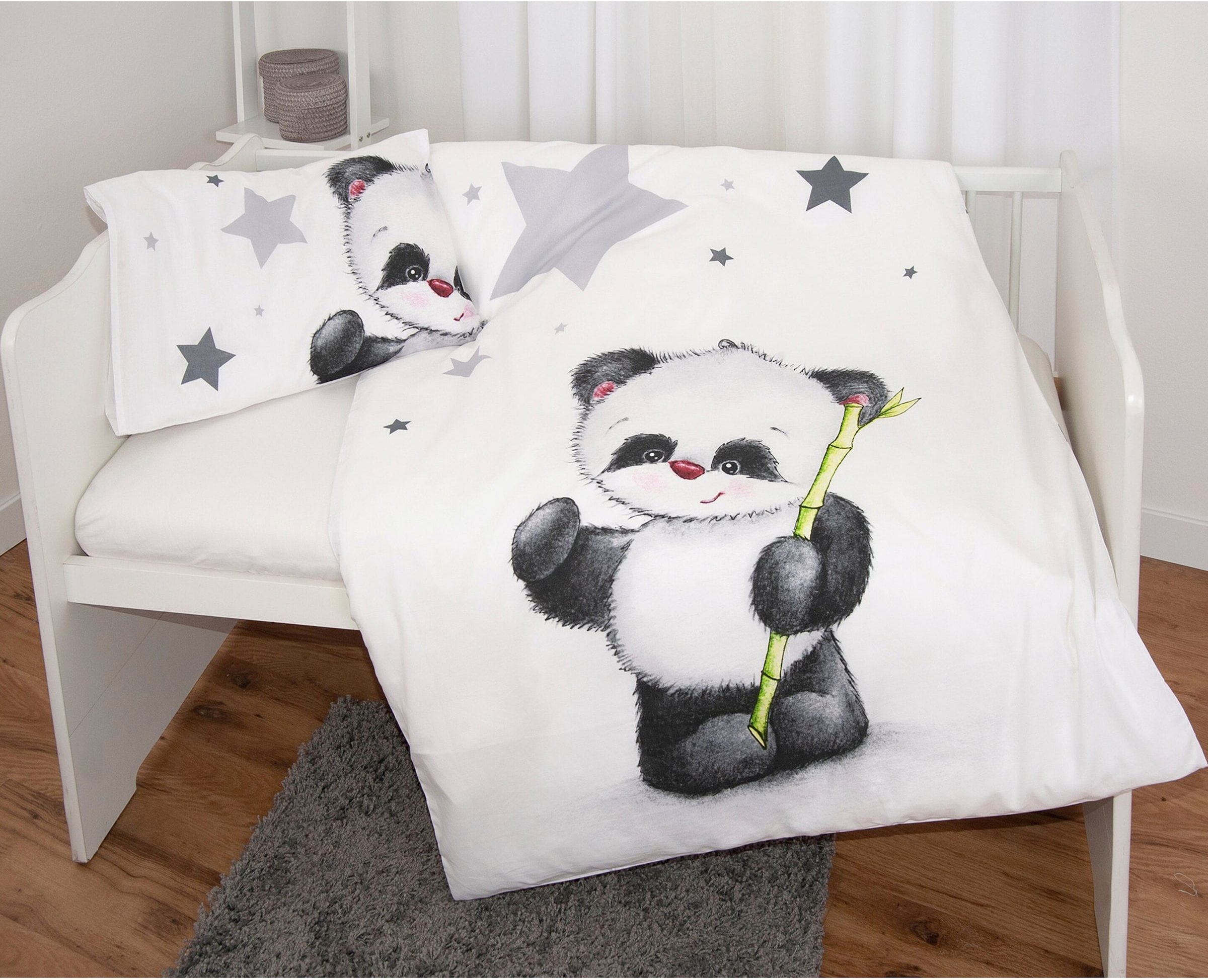 Baby Best Bettwäsche Panda 40x60 / 100x135 cm
