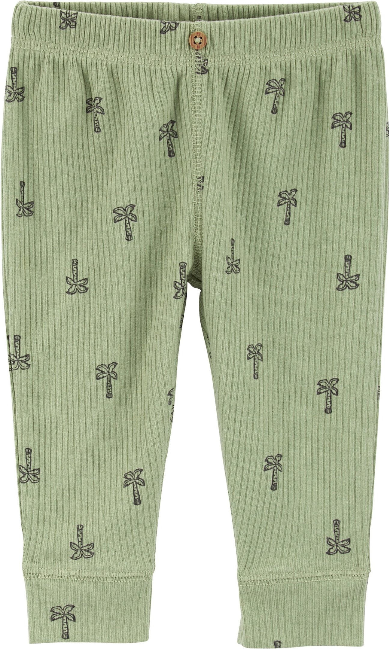 Carter's 3-tlg. Set Body kurzarm, Body ohne Arm und Jogginghose Rippqualität Palmen