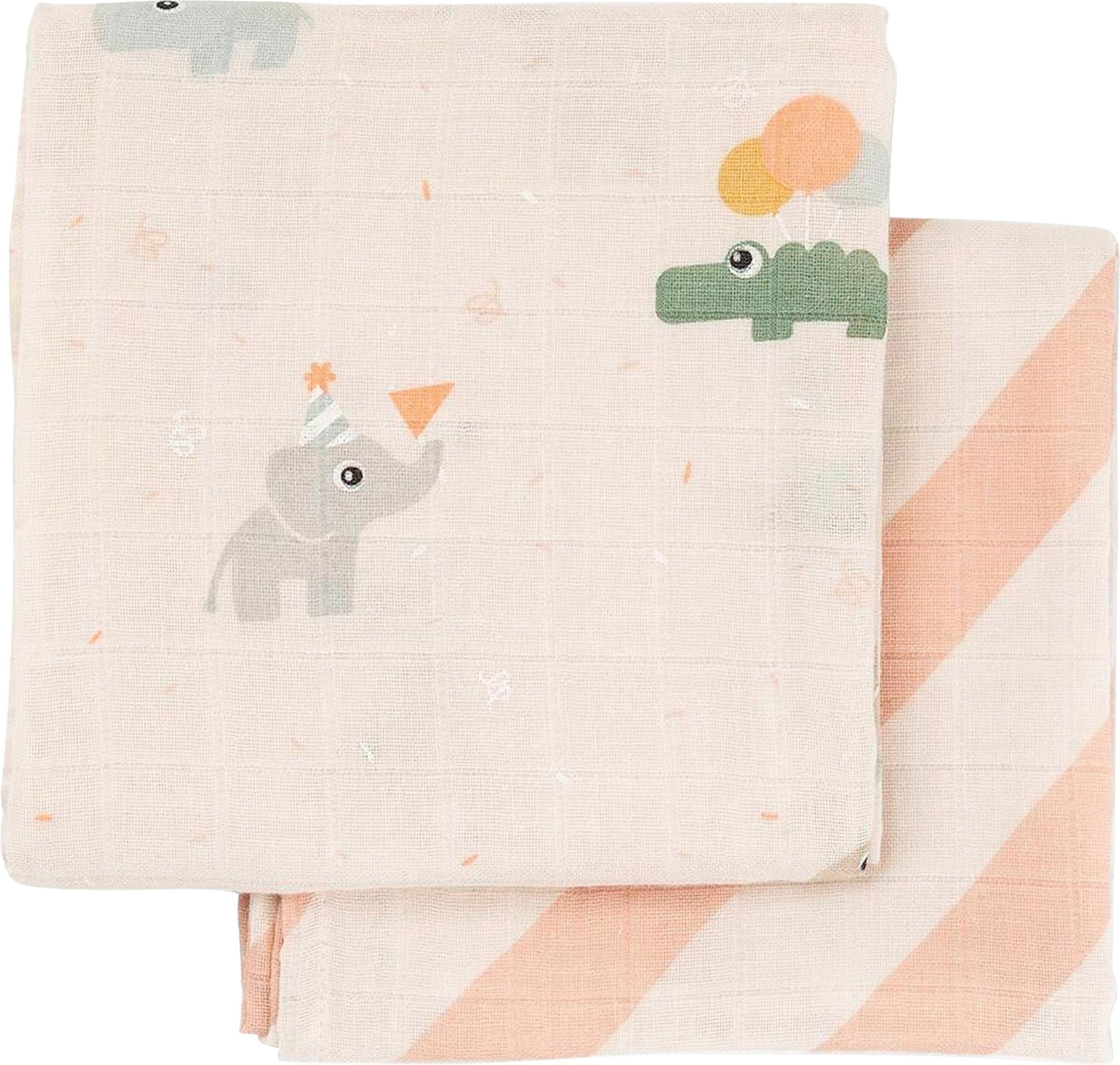 Done By Deer 2er-Pack Mullwindeln 65x65 cm