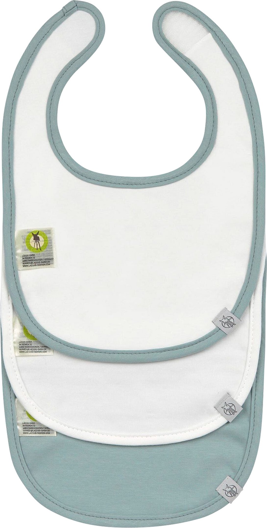 Lässig 3er-Pack Babylätzchen