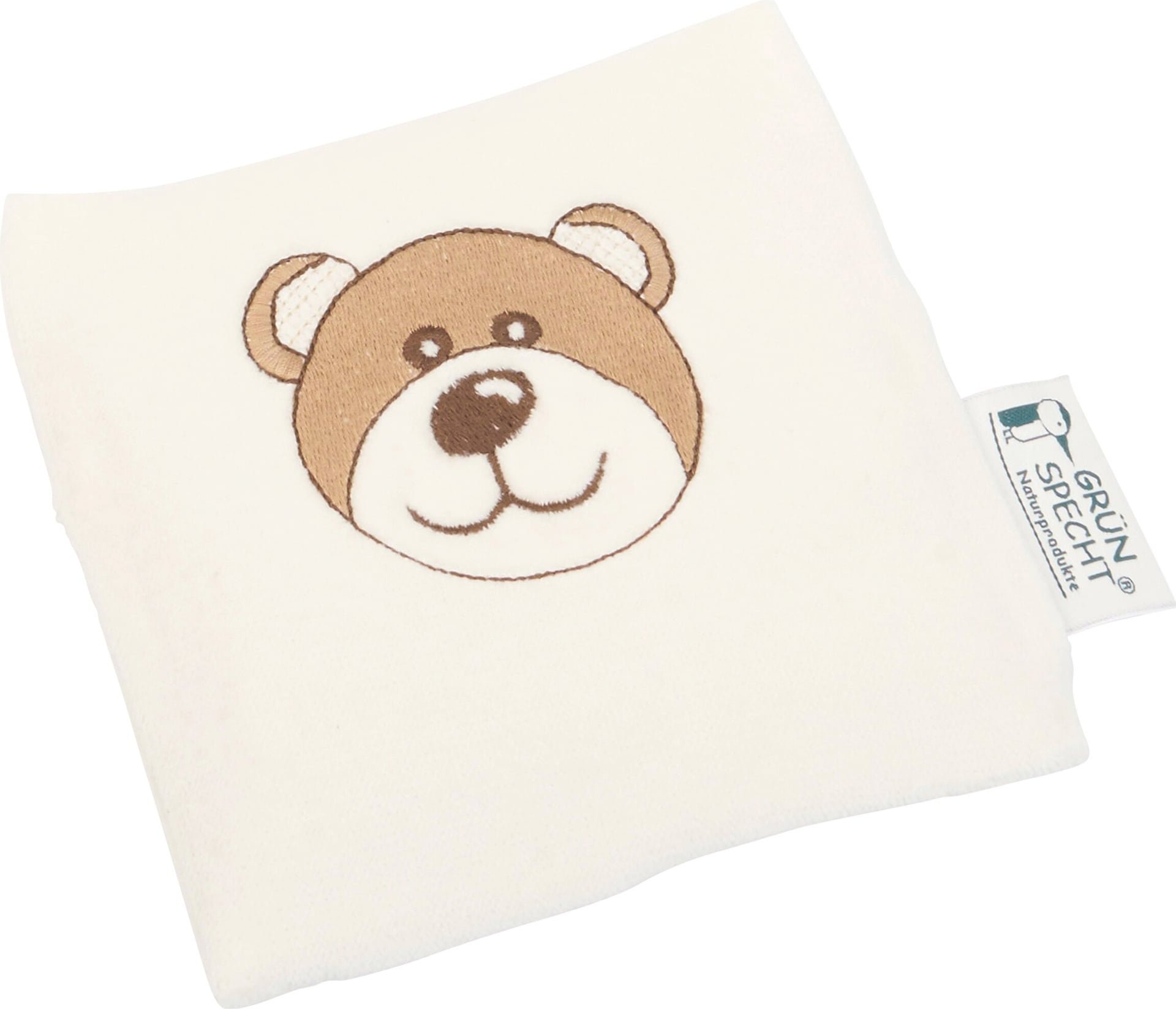 Grünspecht Wärmekissen mit Bio-Leinsamenfüllung