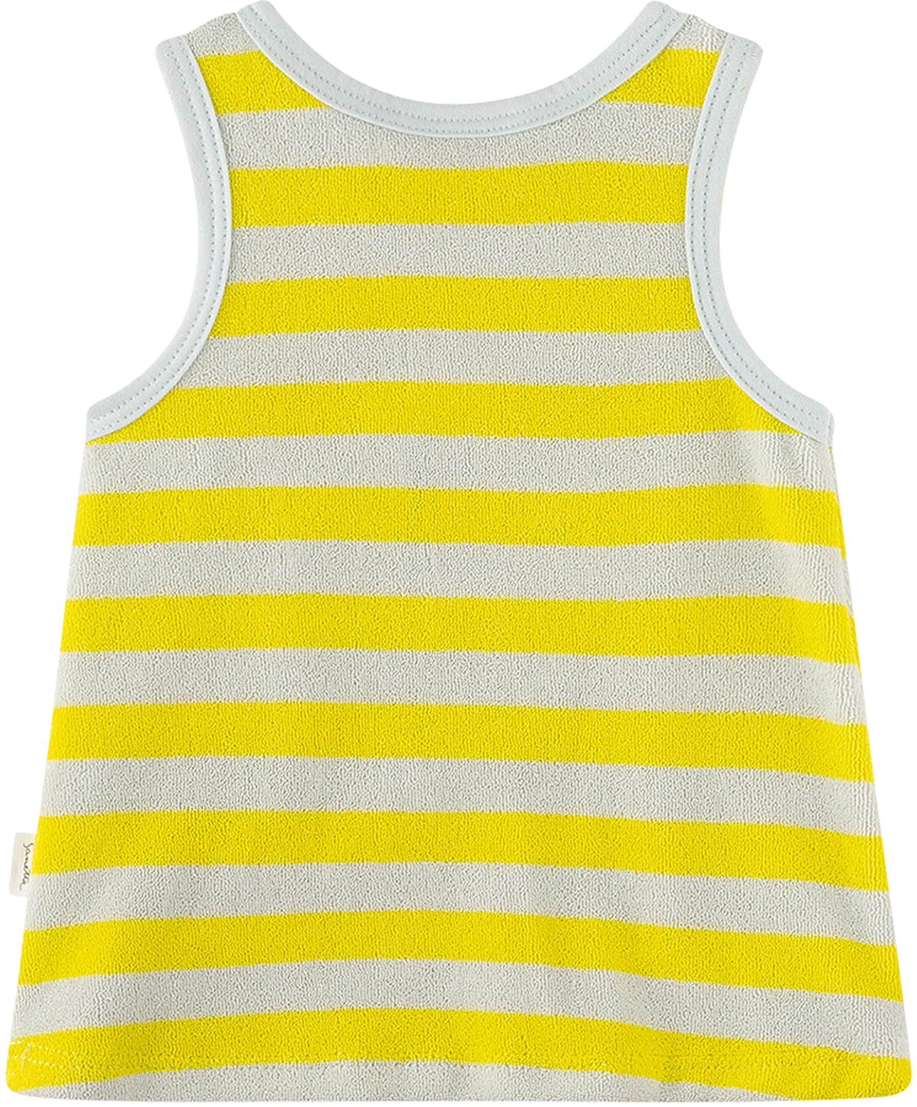 Sanetta Pure Frottee-Kleid ohne Arm Ringel Seepferdchen