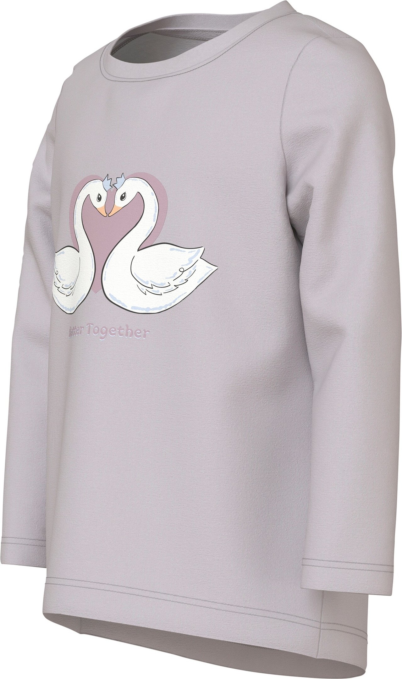 Thumbnail - Name It Shirt langarm Schwäne