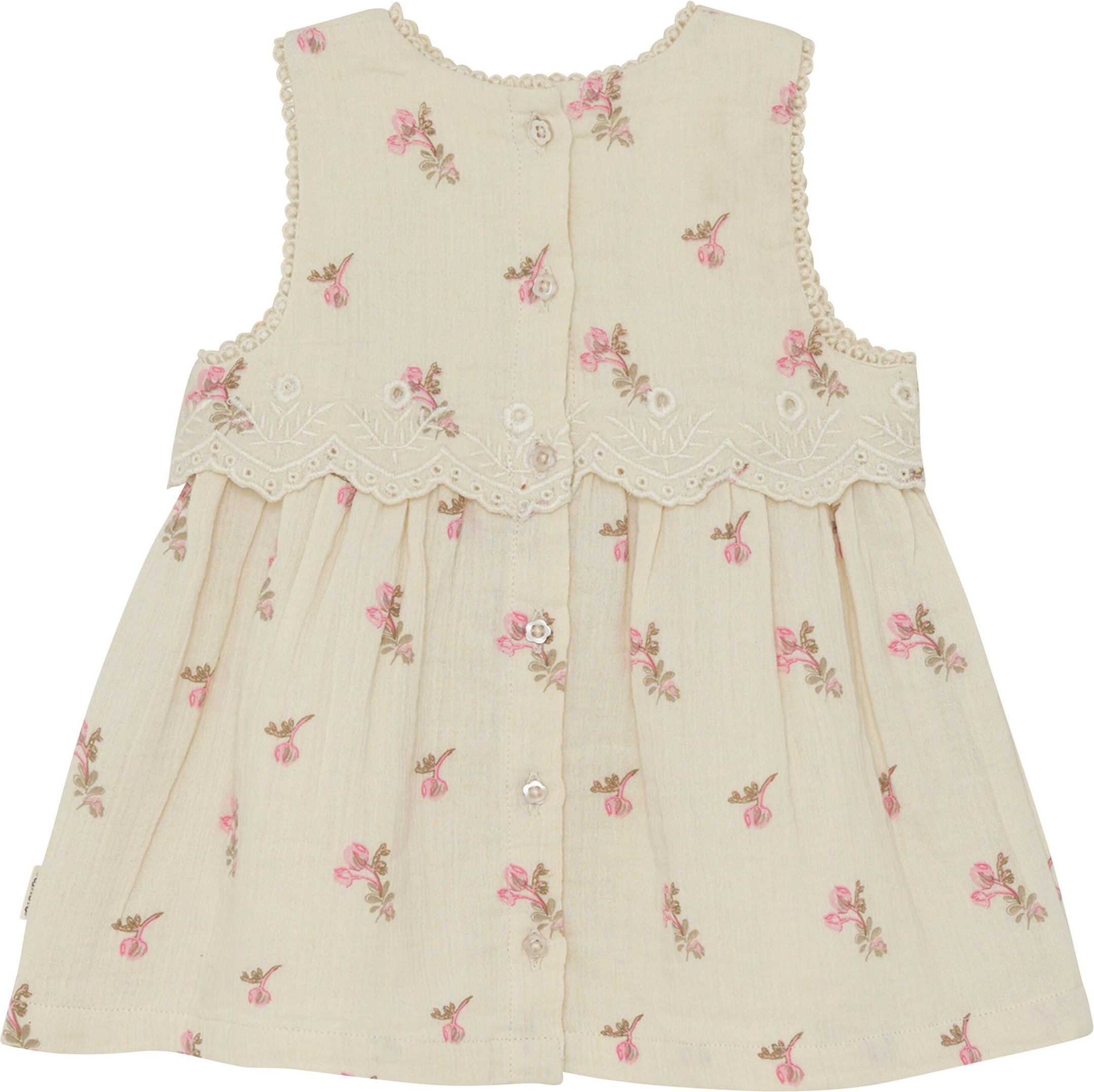 Minymo Kleid ohne Arm Blumen