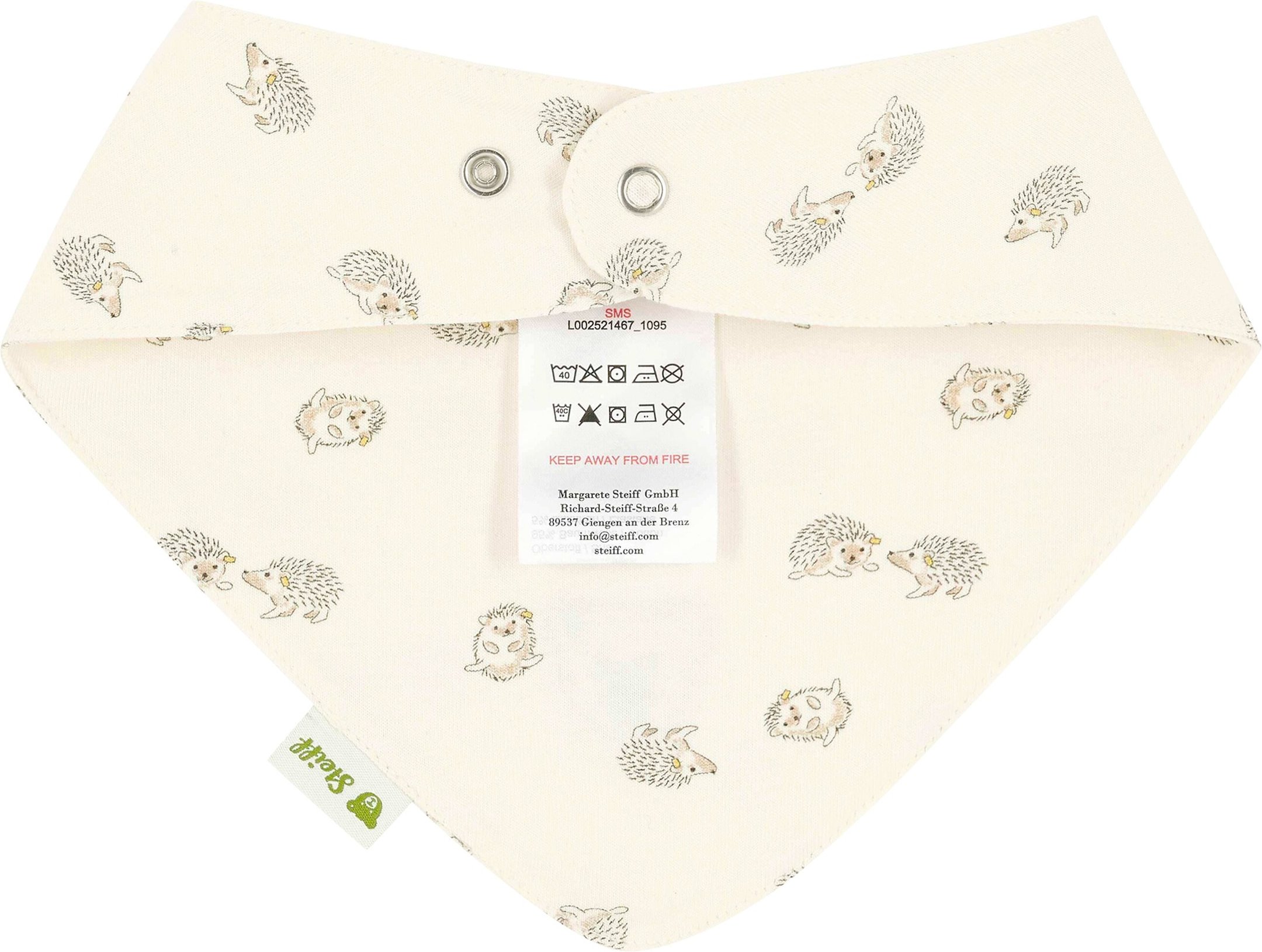 Steiff Dreieckstuch Igel Bär