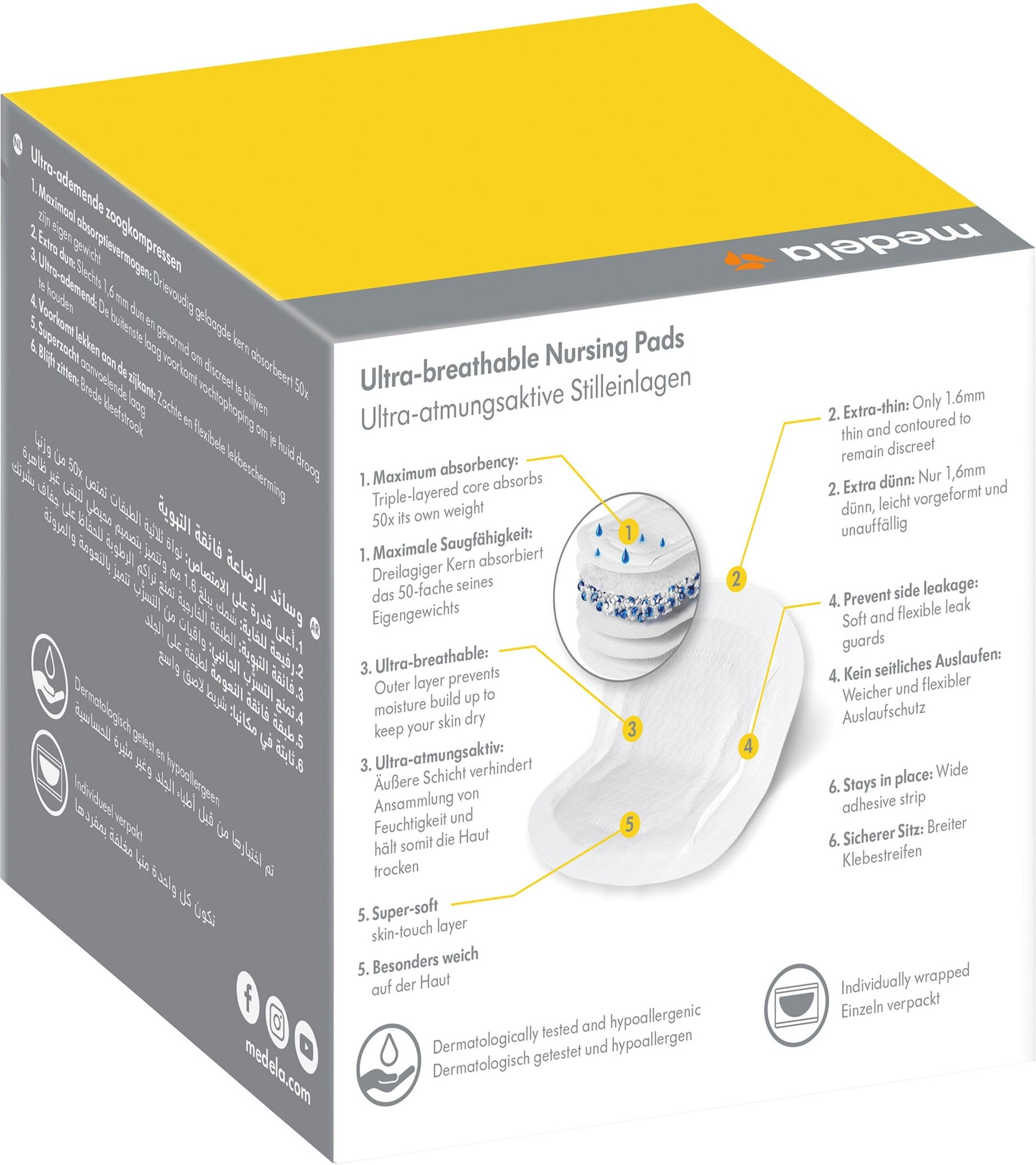 Medela 60er-Pack Einweg-Stilleinlagen