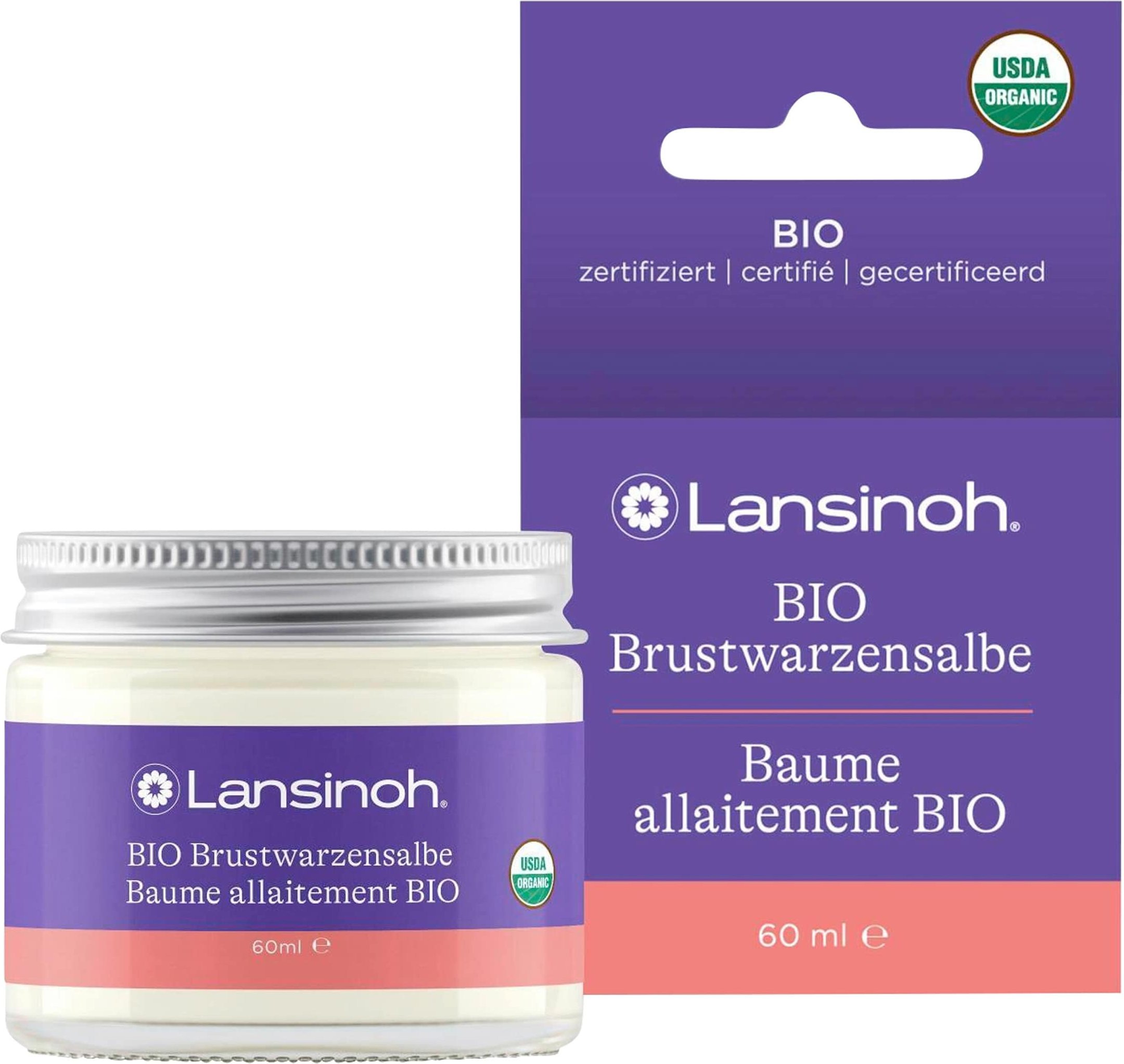 Lansinoh BIO Brustwarzensalbe 60 ml