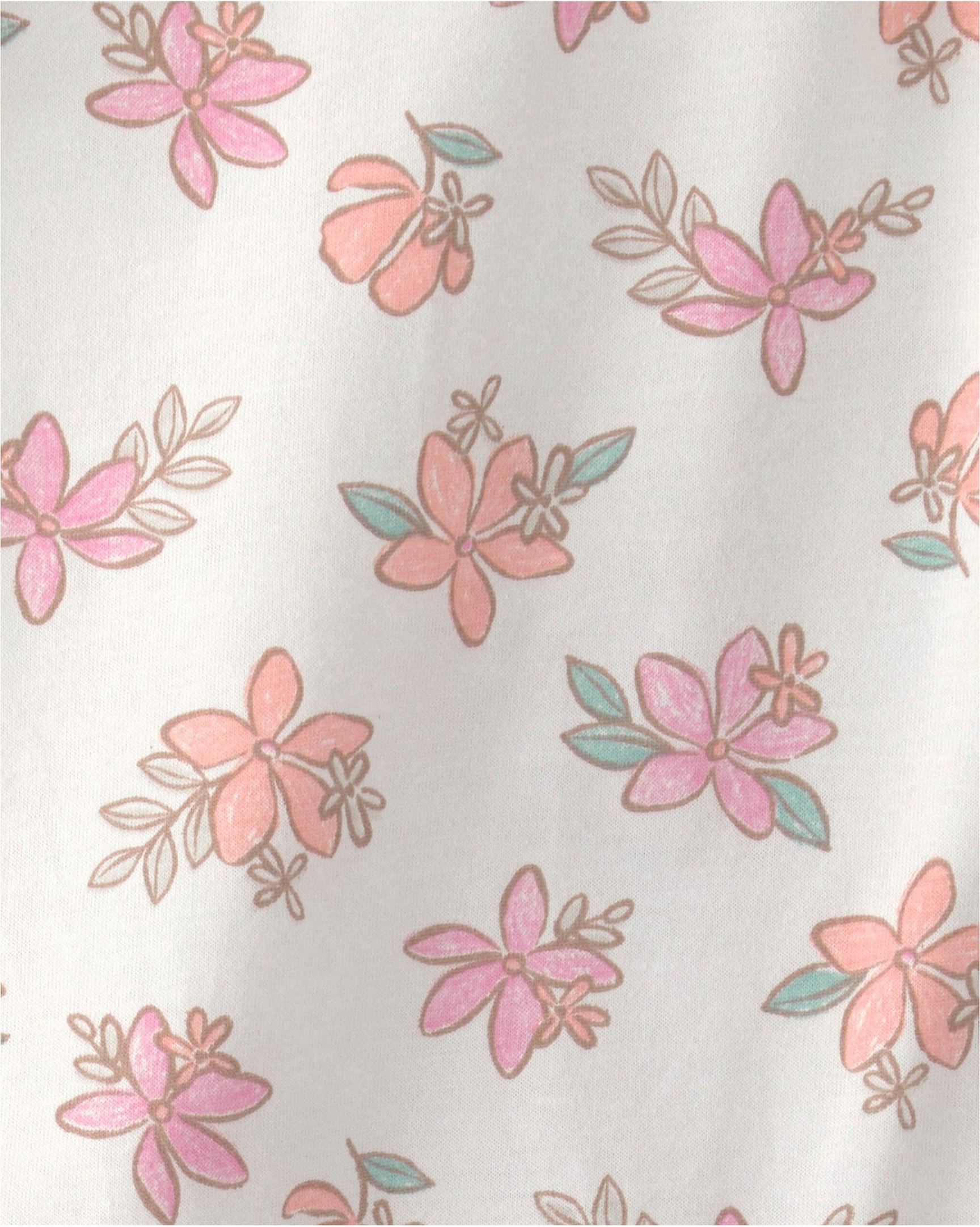 Carter's 2-tlg. Set Body kurzarm und Shorts Blumen