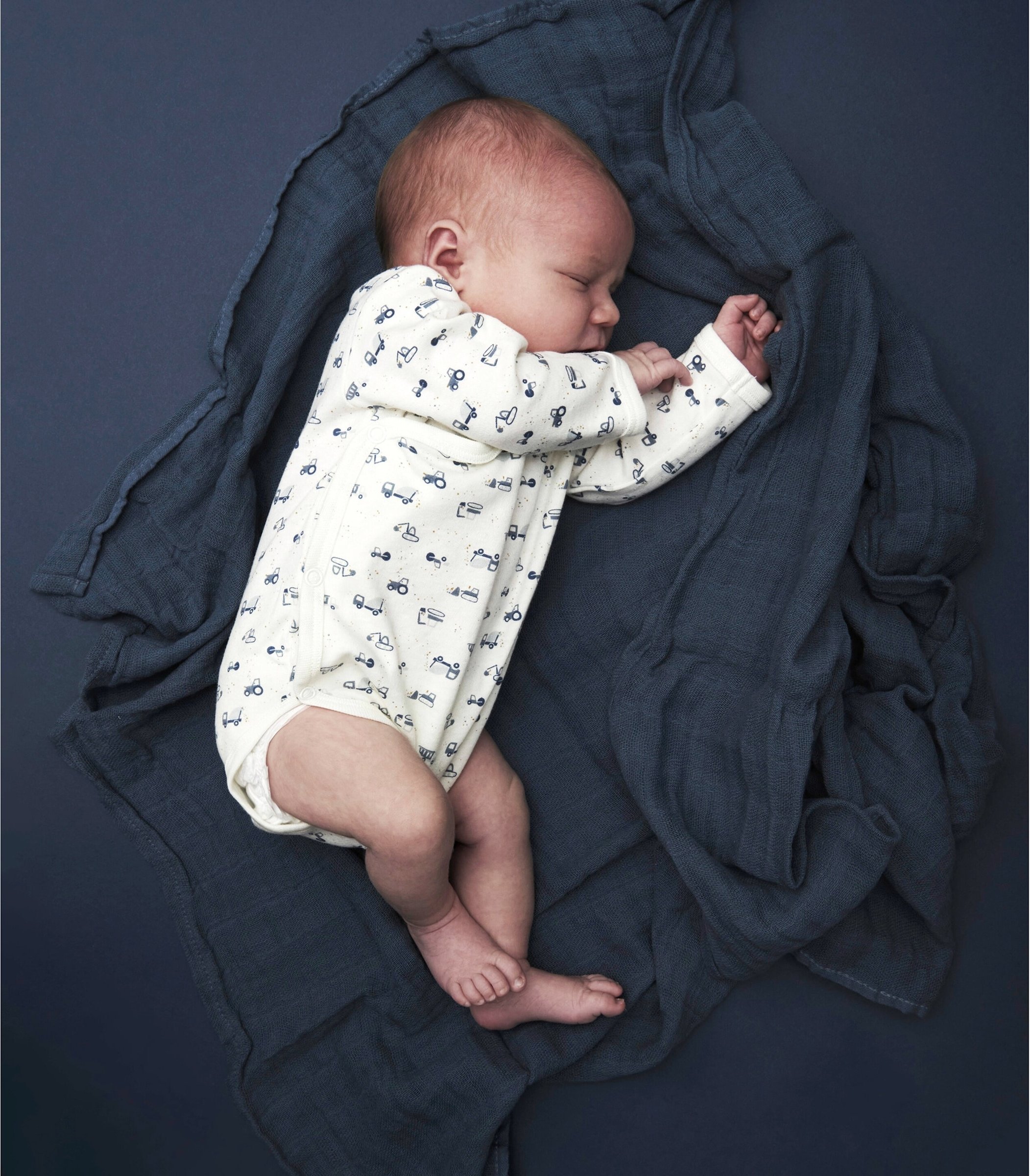 Pippi 4er-Pack Bodys langarm Fahrzeuge Tiere