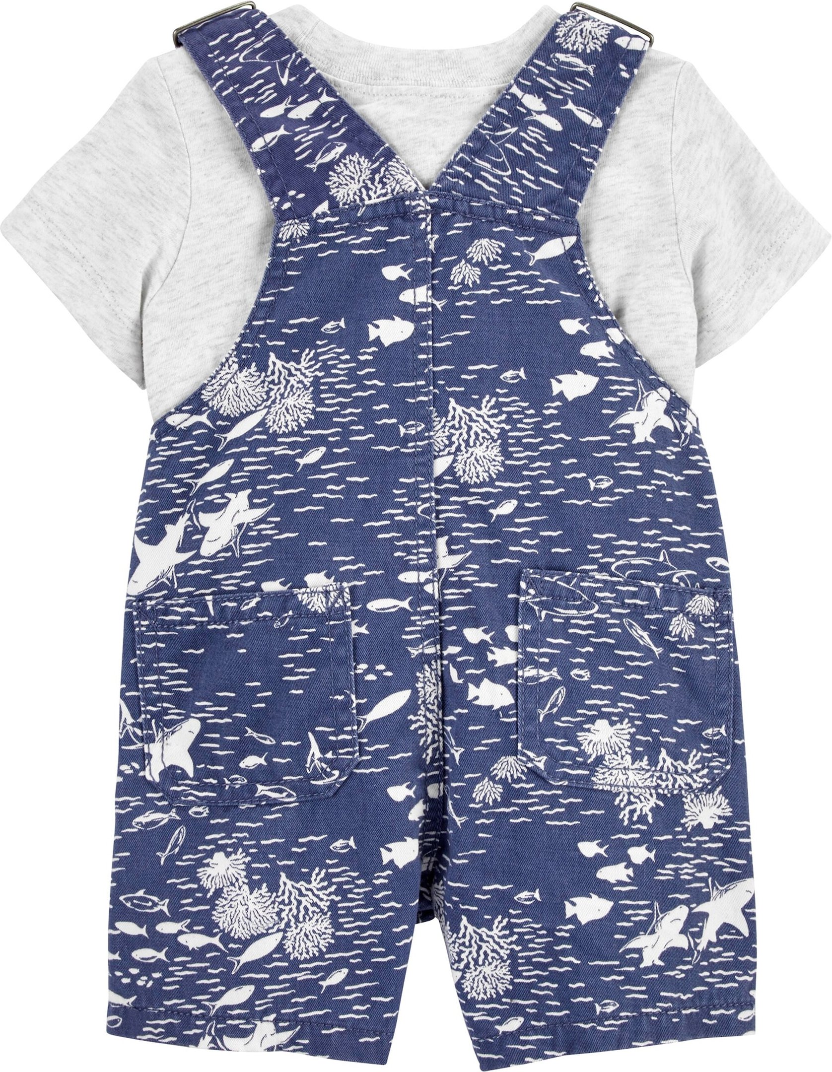 Carter's 2-tlg. Set T-Shirt und Latzhose kurz