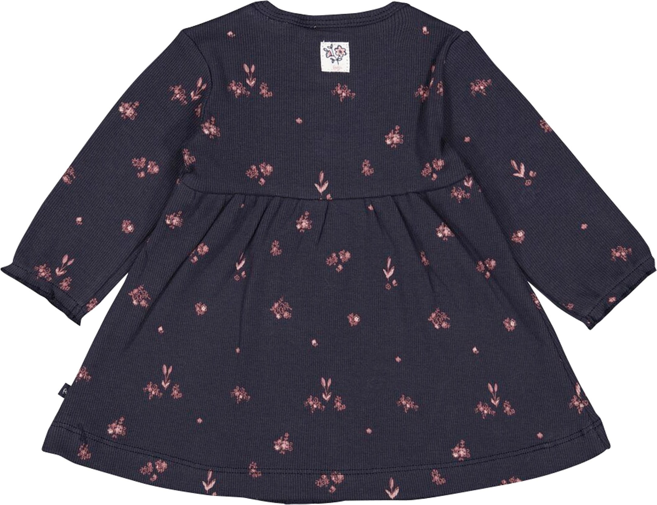 Thumbnail - Feetje Kleid langarm Blumen Rippqualität