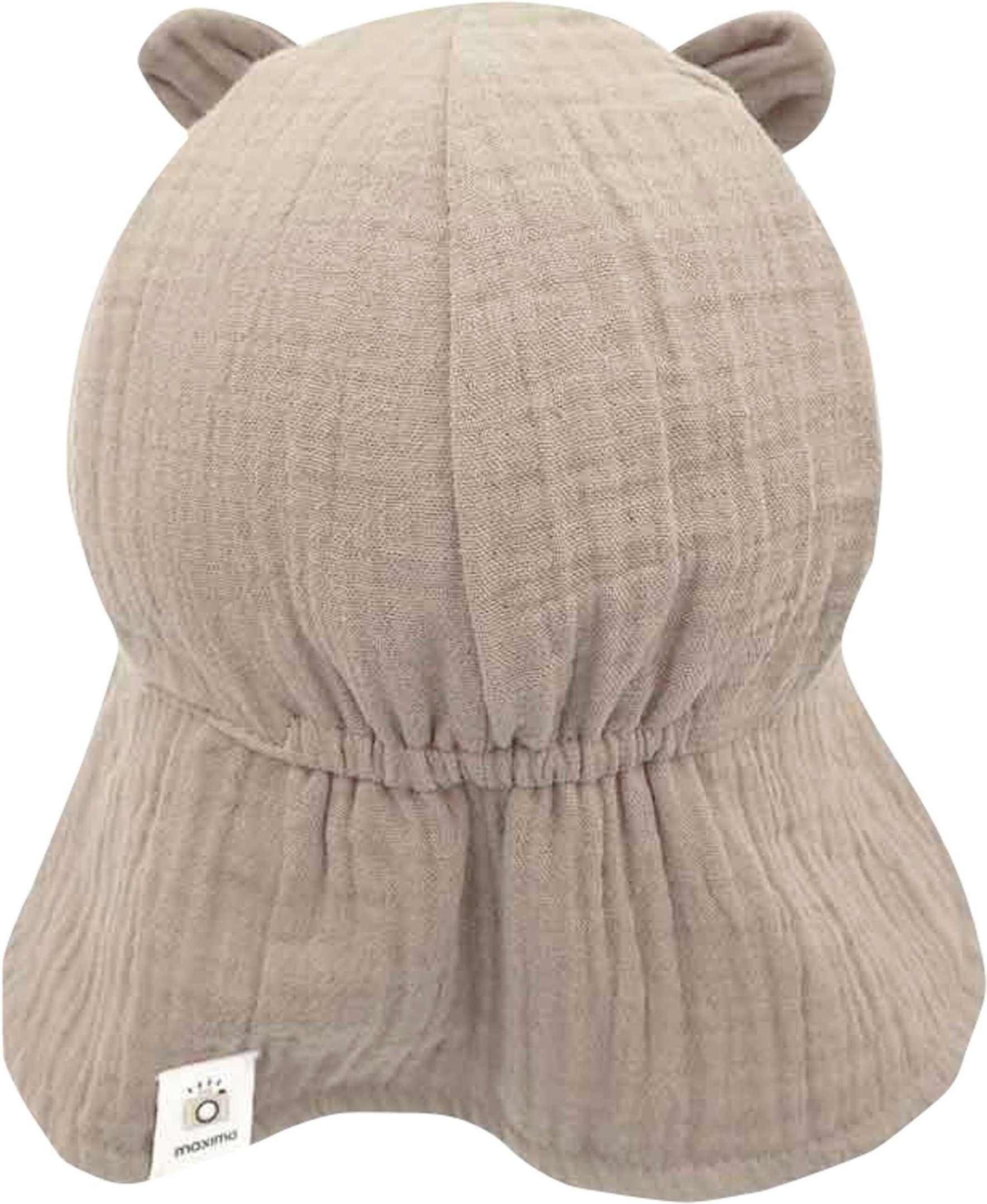 Maximo Musselin-Schirmmütze mit Nackenschutz und Ohren