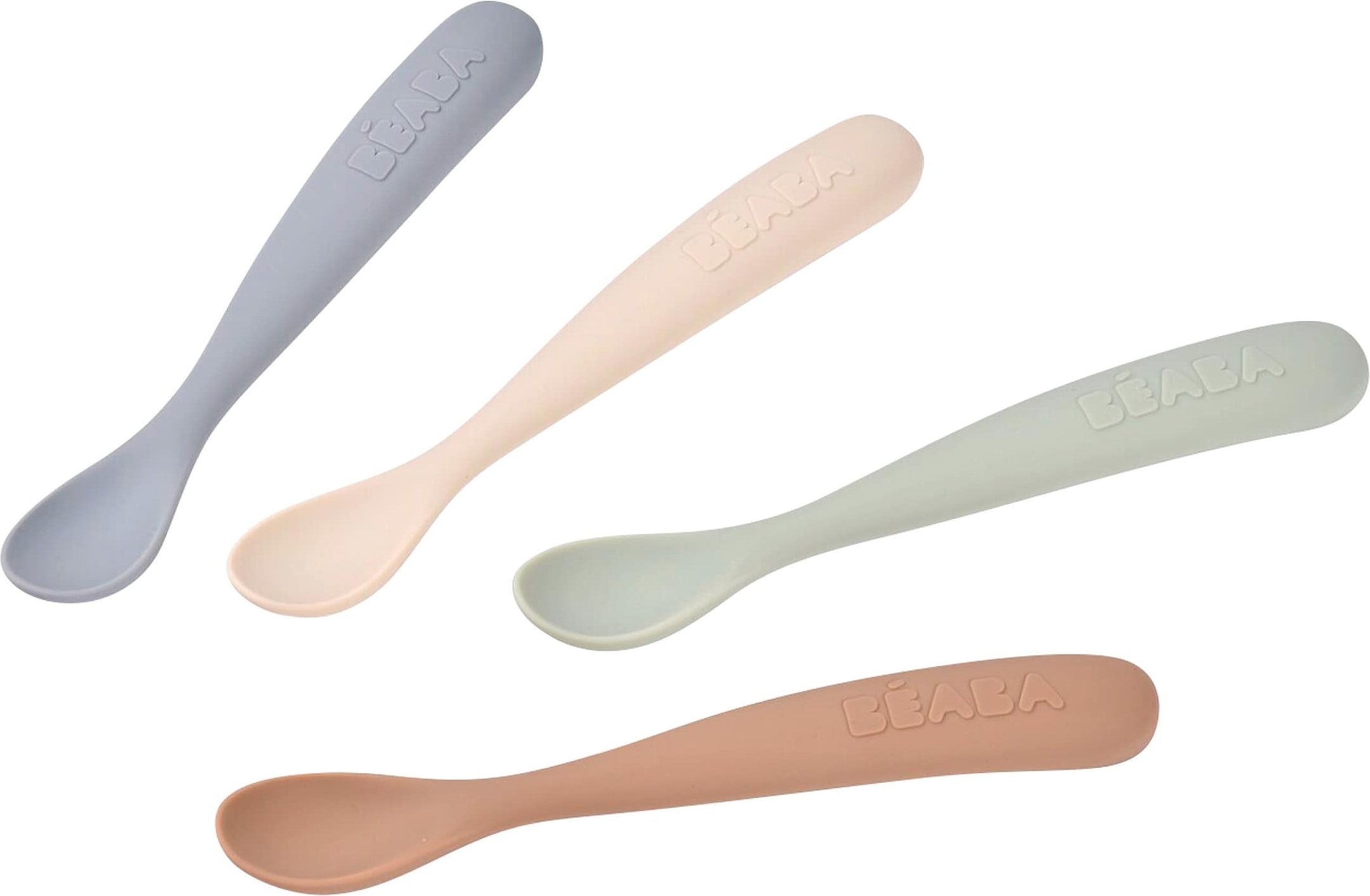 Beaba 4er-Pack Silikon-Fütterlöffel