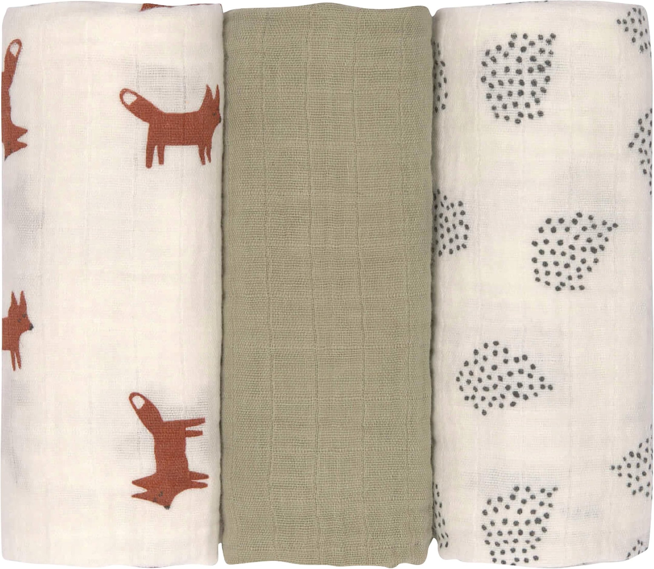 Thumbnail - Lässig 3er-Pack Mullwindeln 60x60 cm