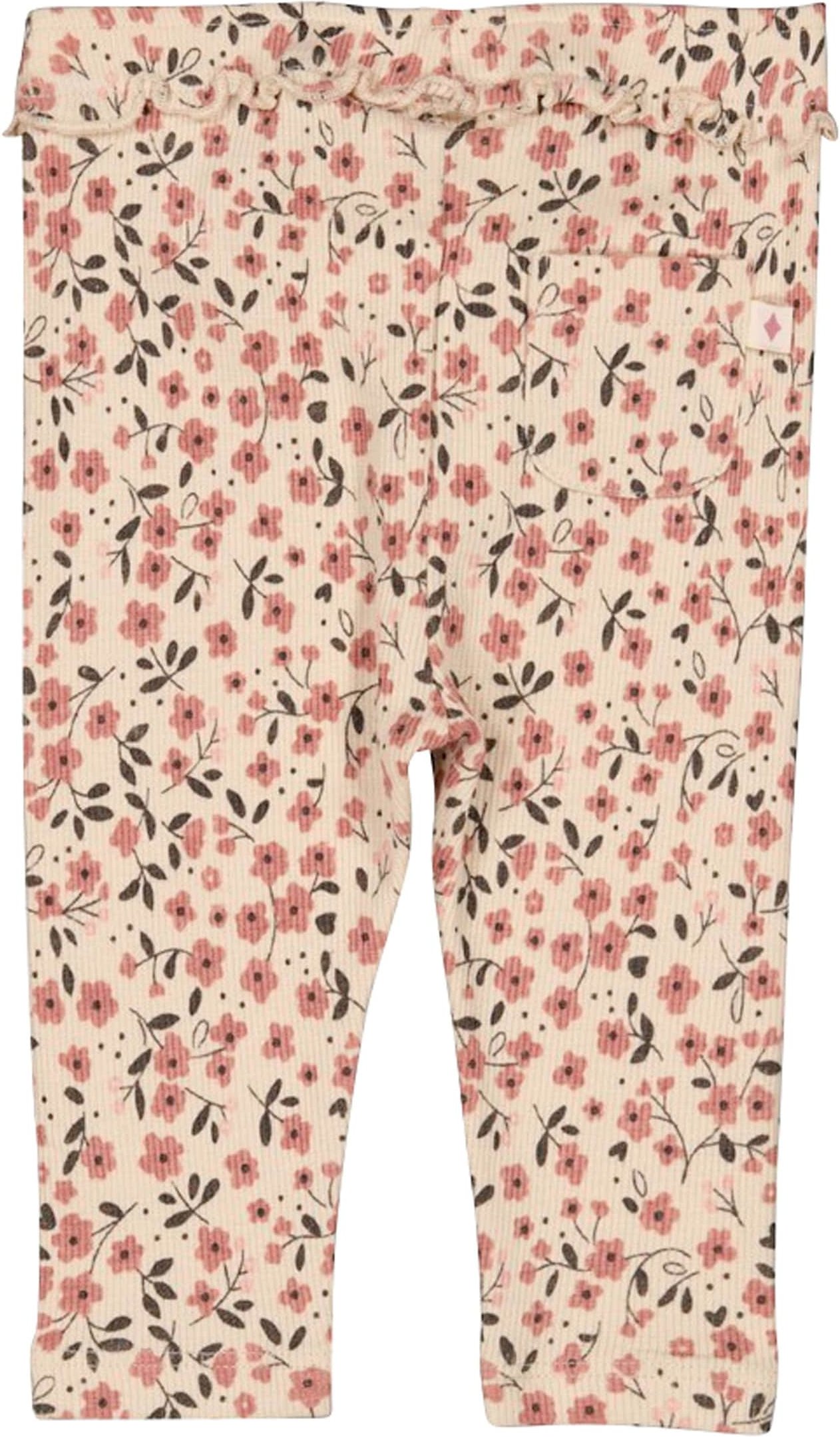 Thumbnail - Feetje Leggings Blumen Rippqualität