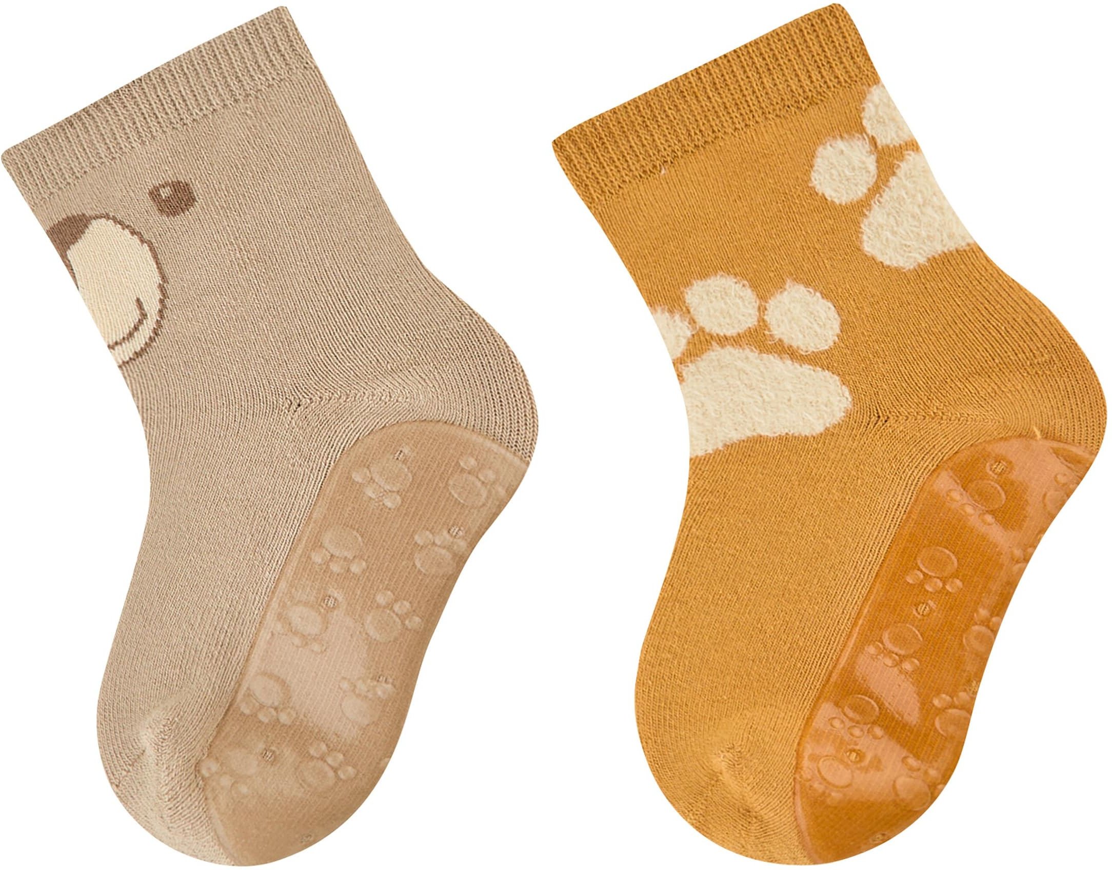 Sterntaler 2er-Pack ABS-Socken Fliesen Flitzer Bär
