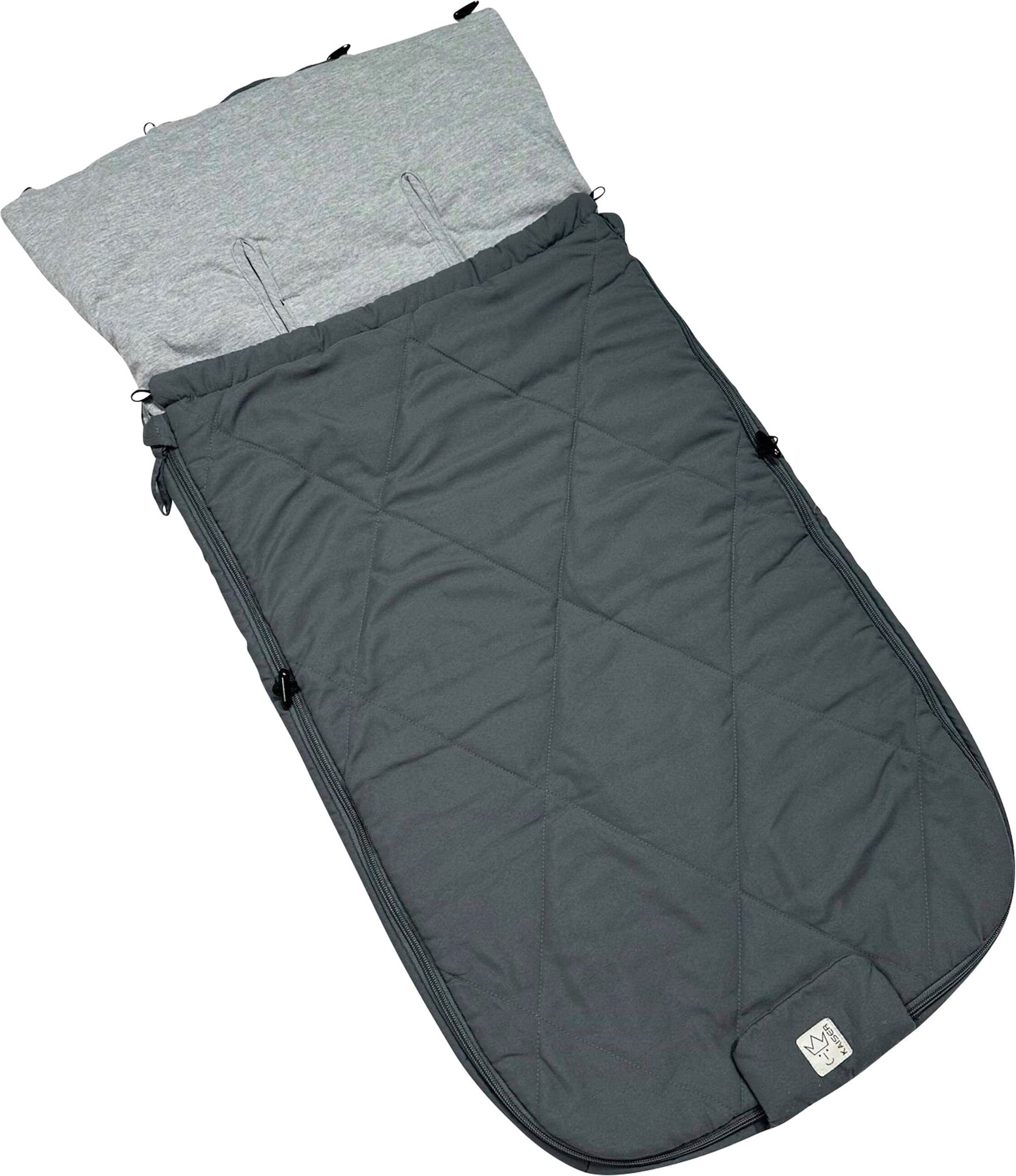 Kaiser Sommerfußsack AURORA grau