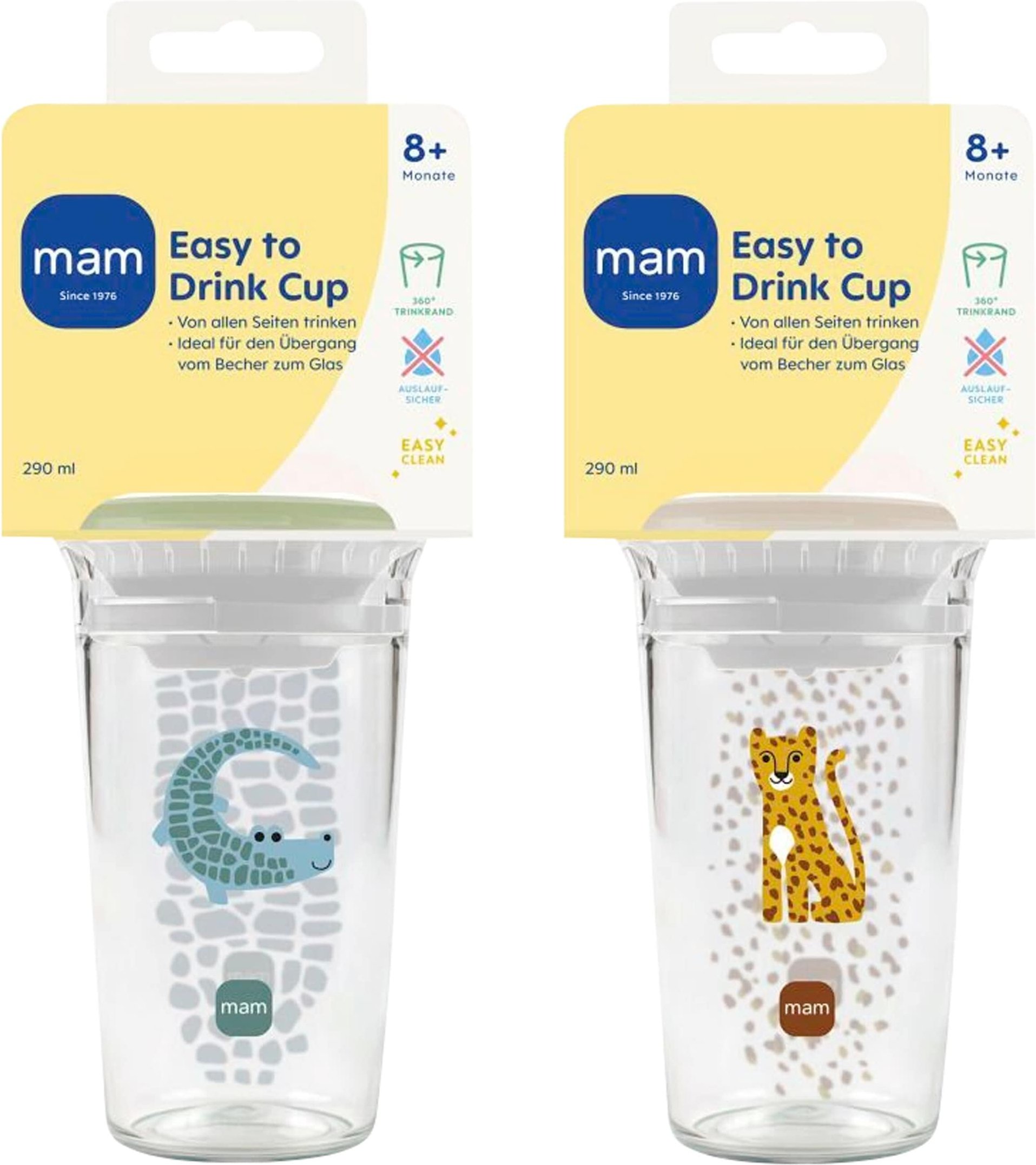 Mam 2er-Pack Easy to Drink Becher, 290 ml