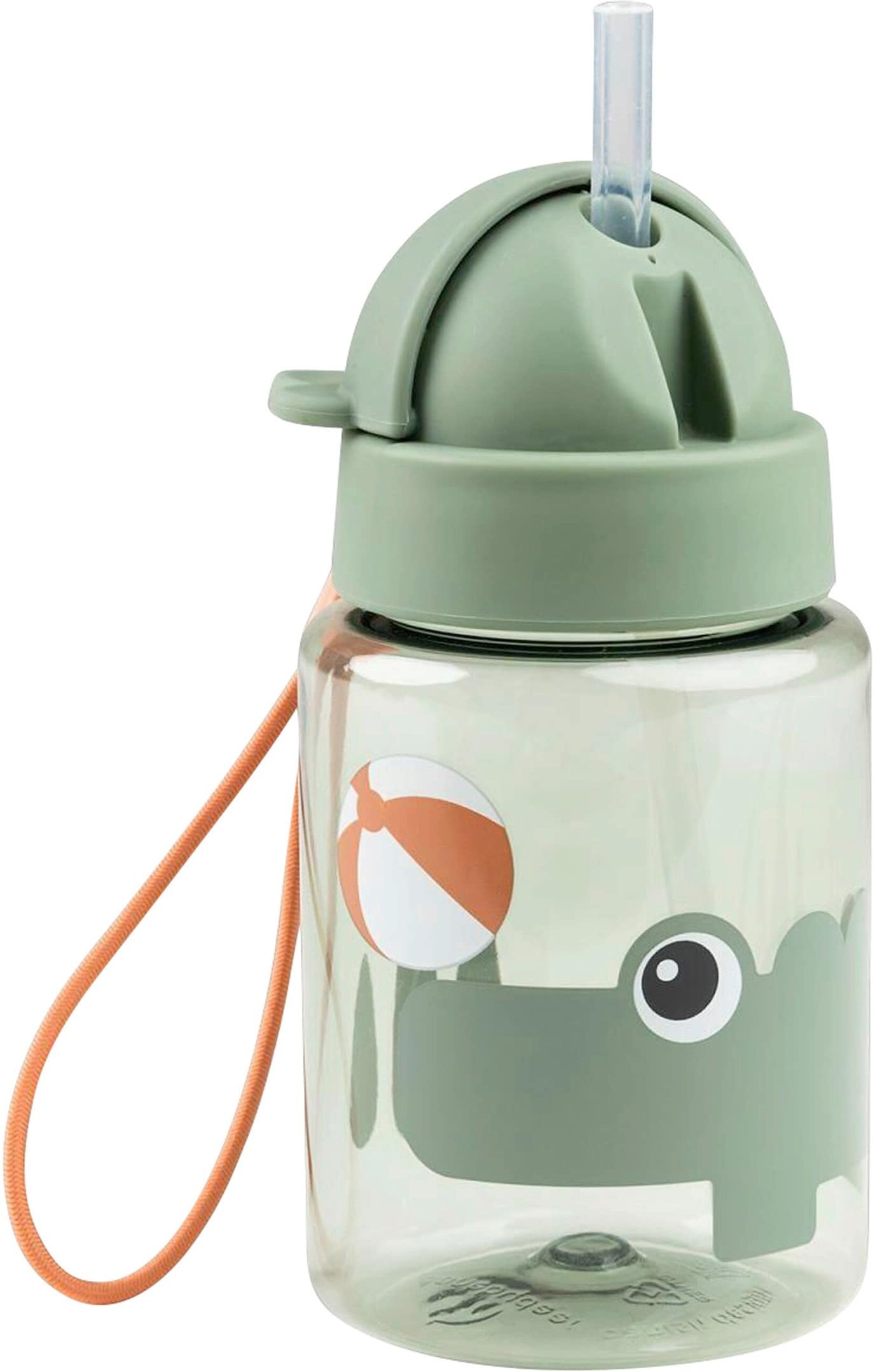 Done By Deer Trinkflasche mit Strohhalm