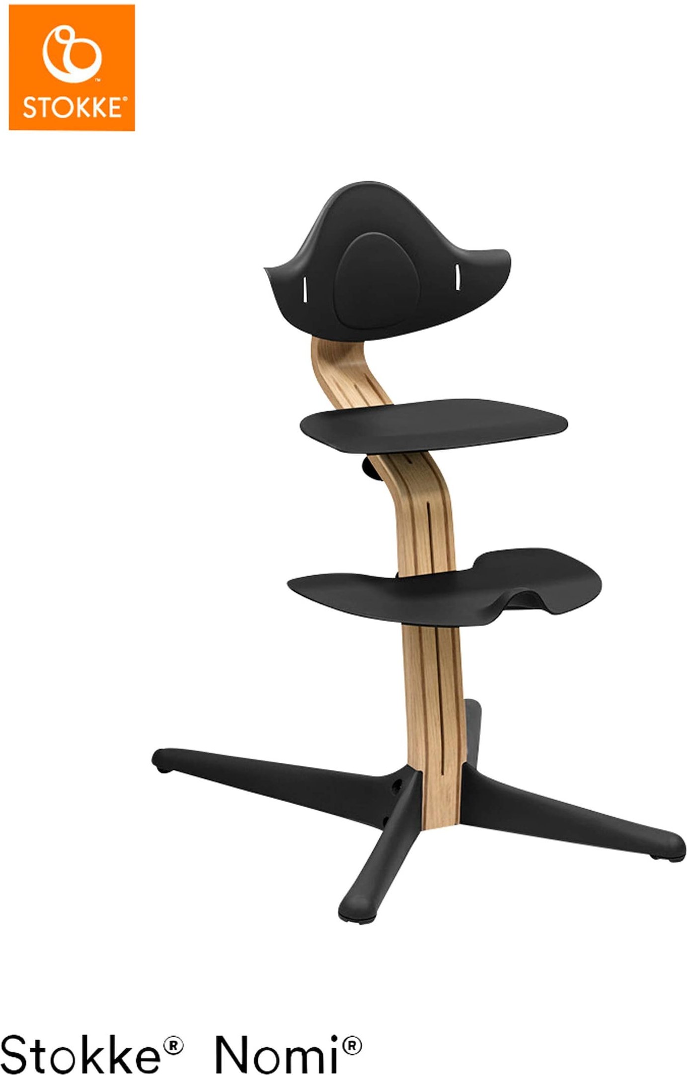 Stokke® Nomi Bundle Hochstuhl Eiche inkl. Babyset