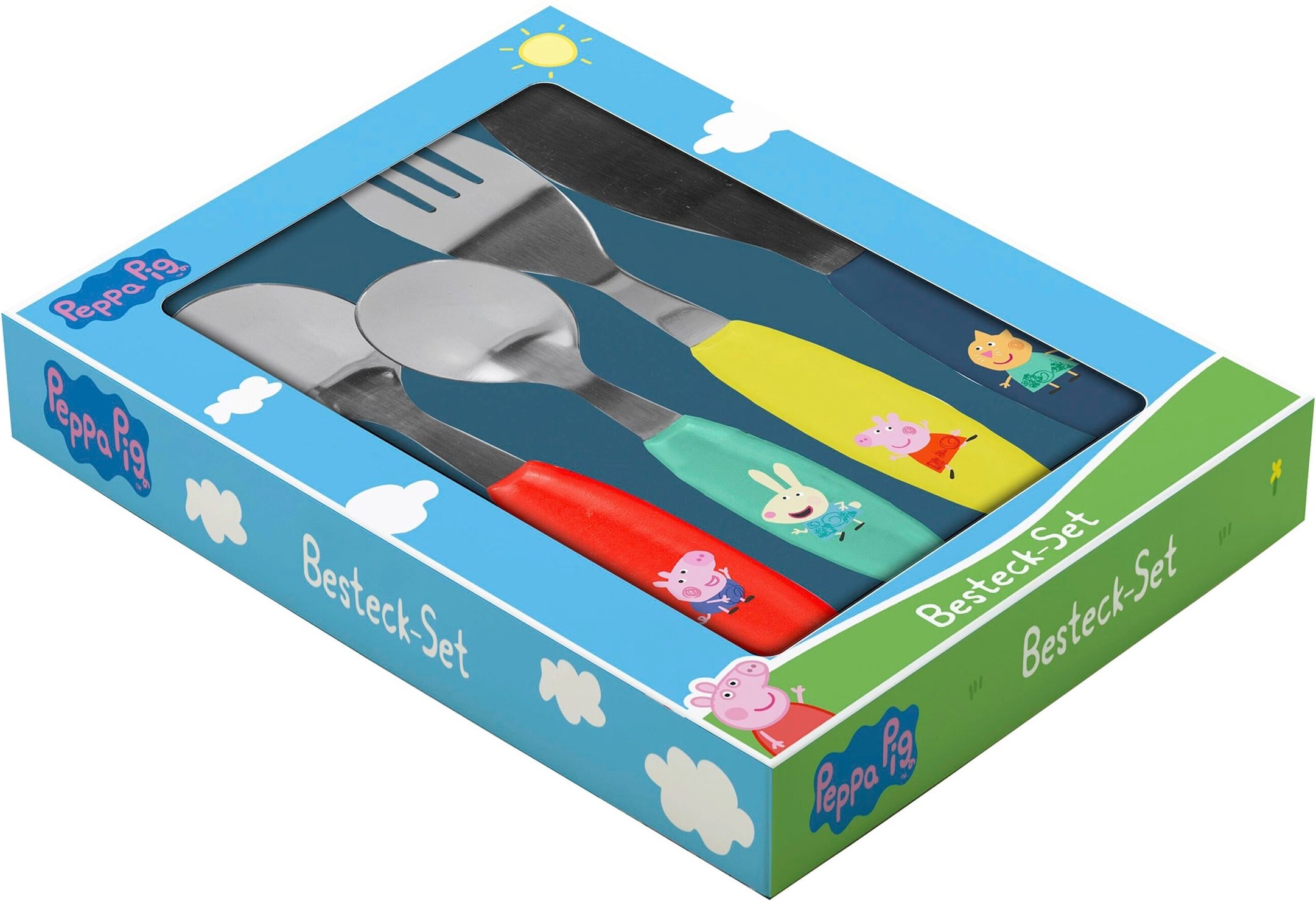 P:Os Peppa Pig 4-tlg. Kinderbesteckset