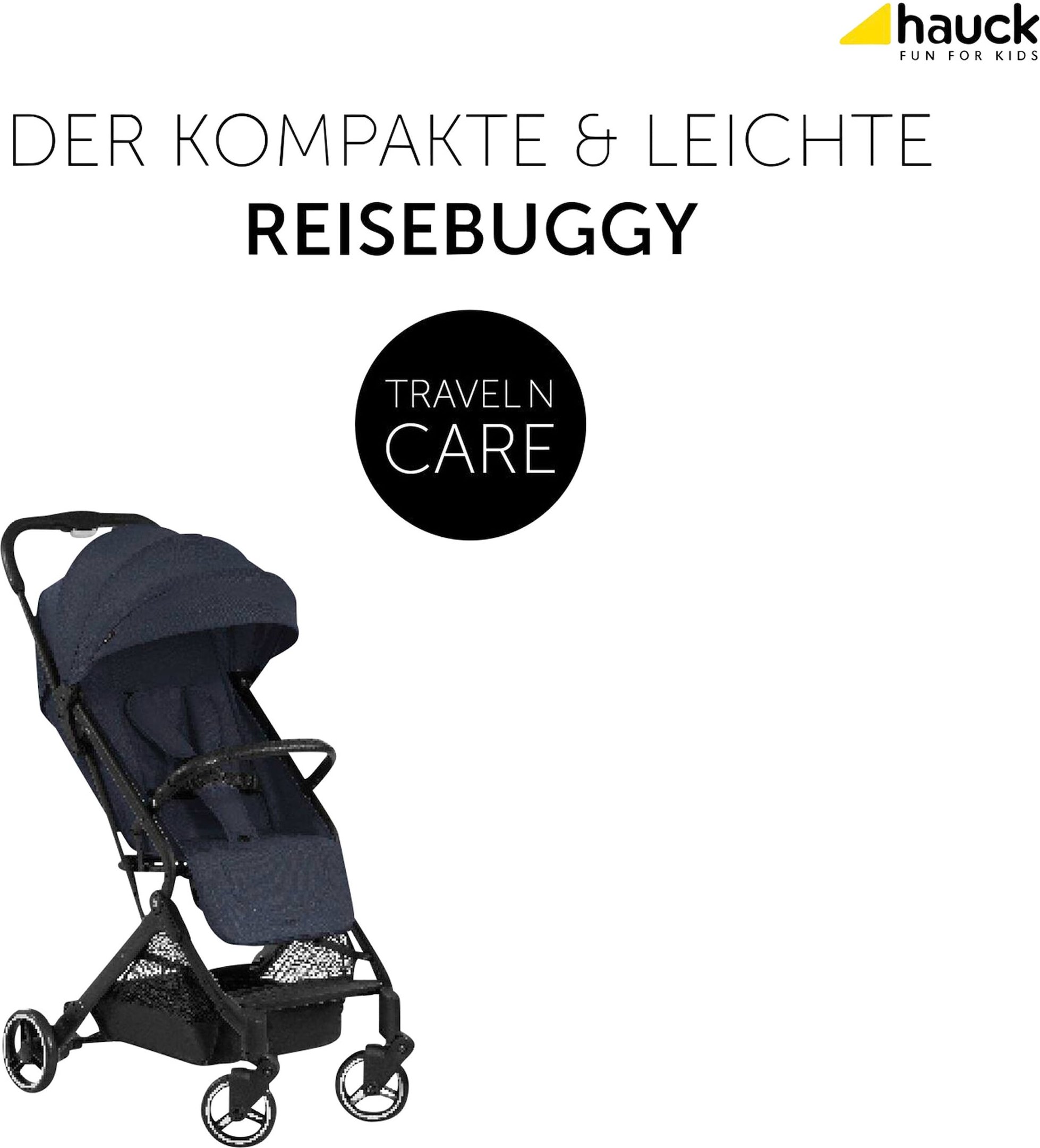 Hauck Buggy TravelNCare blau