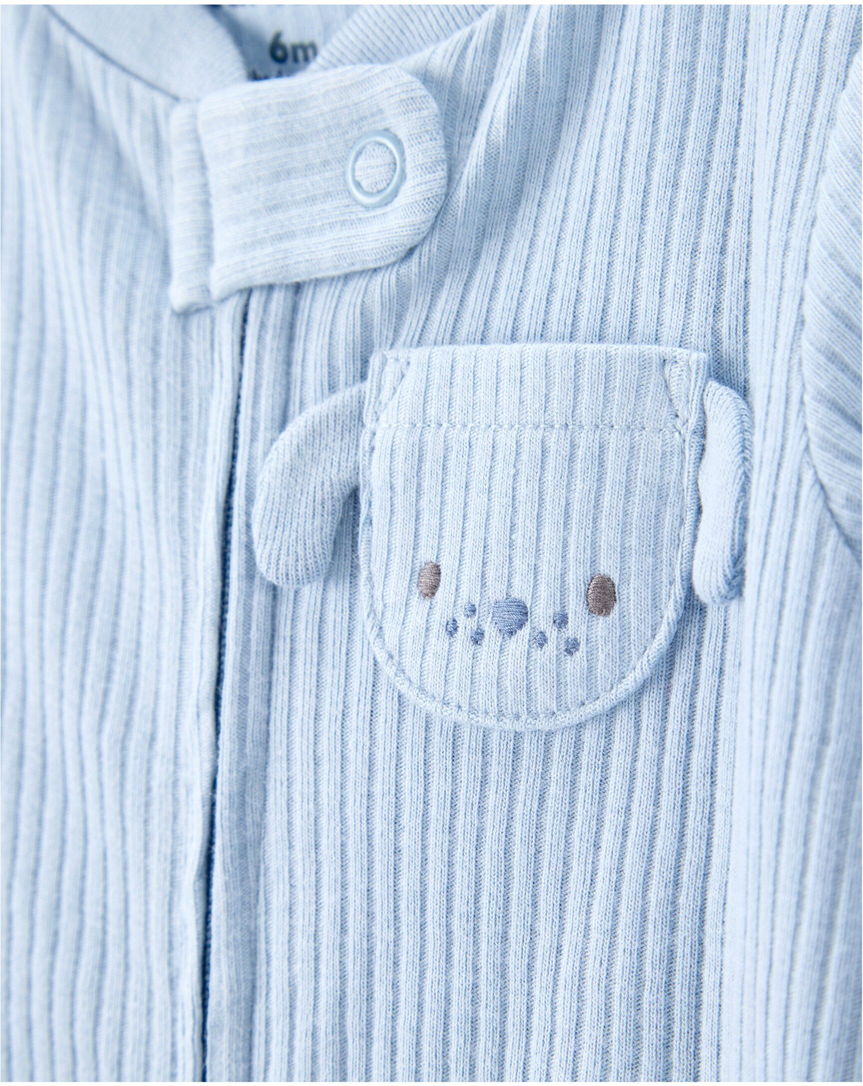 Carter's Schlafoverall mit Fuß Rippqualität