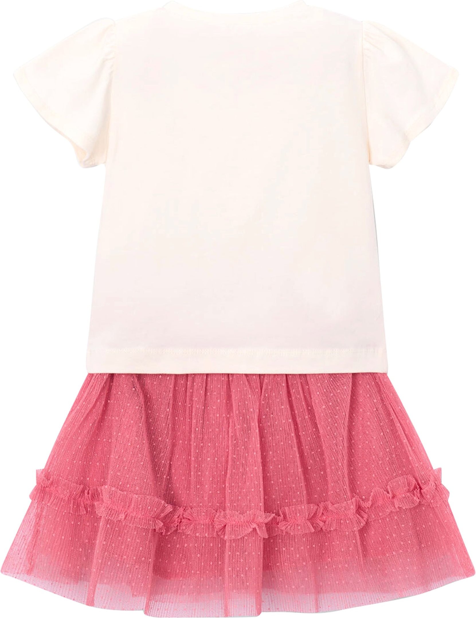 Mayoral 2-tlg. Set T-Shirt und Tüllrock Blumen