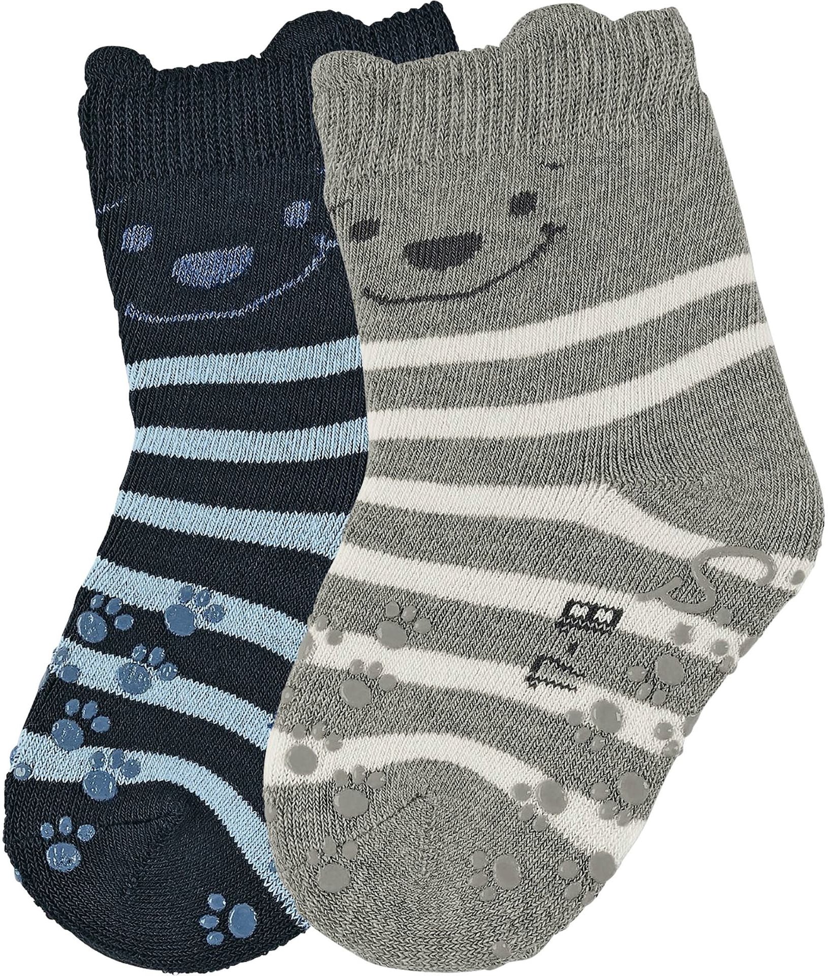 Thumbnail - Sterntaler 2er-Pack ABS-Krabbelsocken Bär