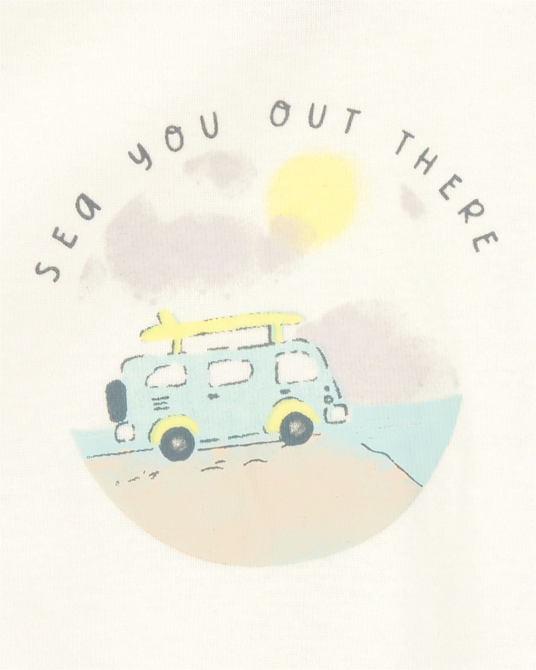 Carter's 3-tlg. Set Body kurzarm, Body ohne Arm und Jogginghose Rippqualität Bus