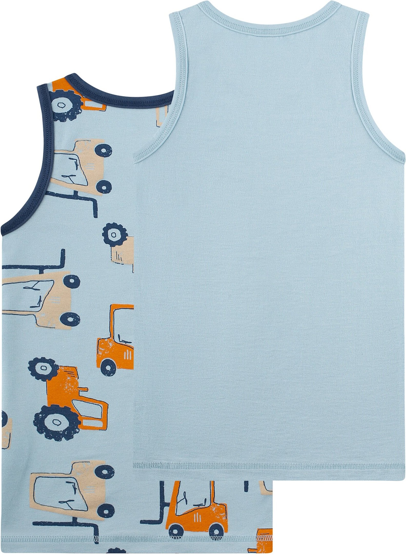 Sanetta 2er-Pack Unterhemden Fahrzeuge