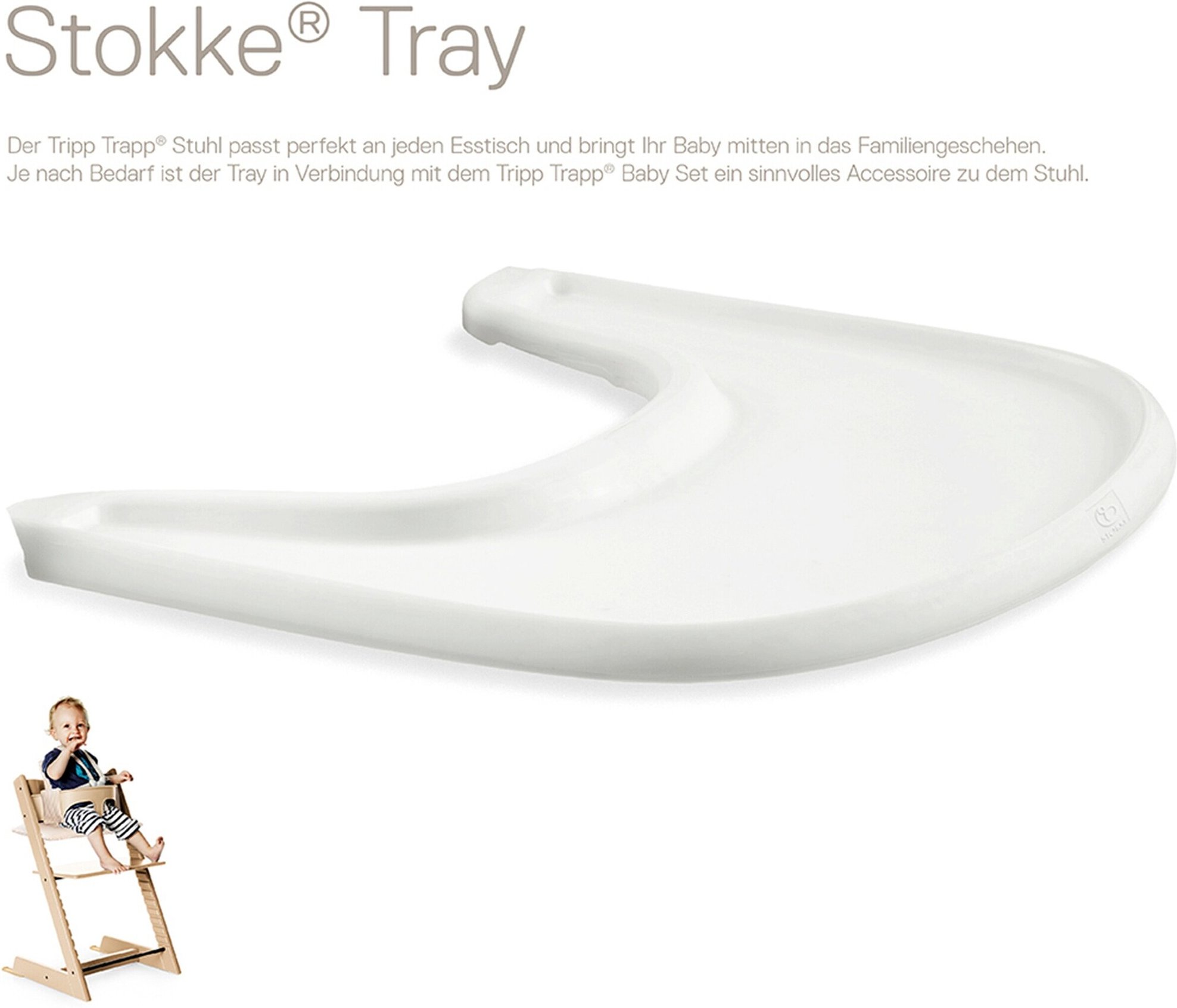 Stokke® Tripp Trapp® Tray Hochstuhltisch