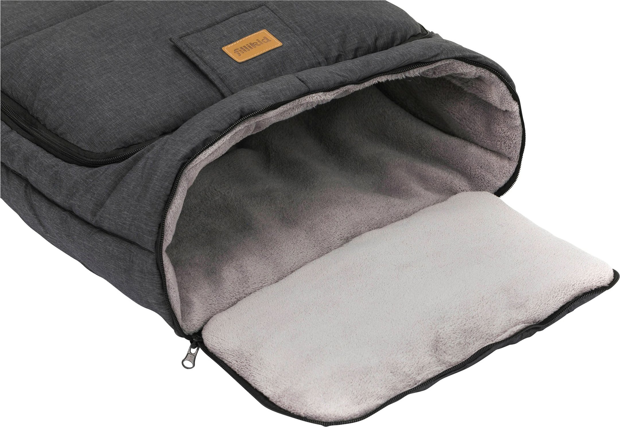 Fillikid Winterfußsack Peak grau