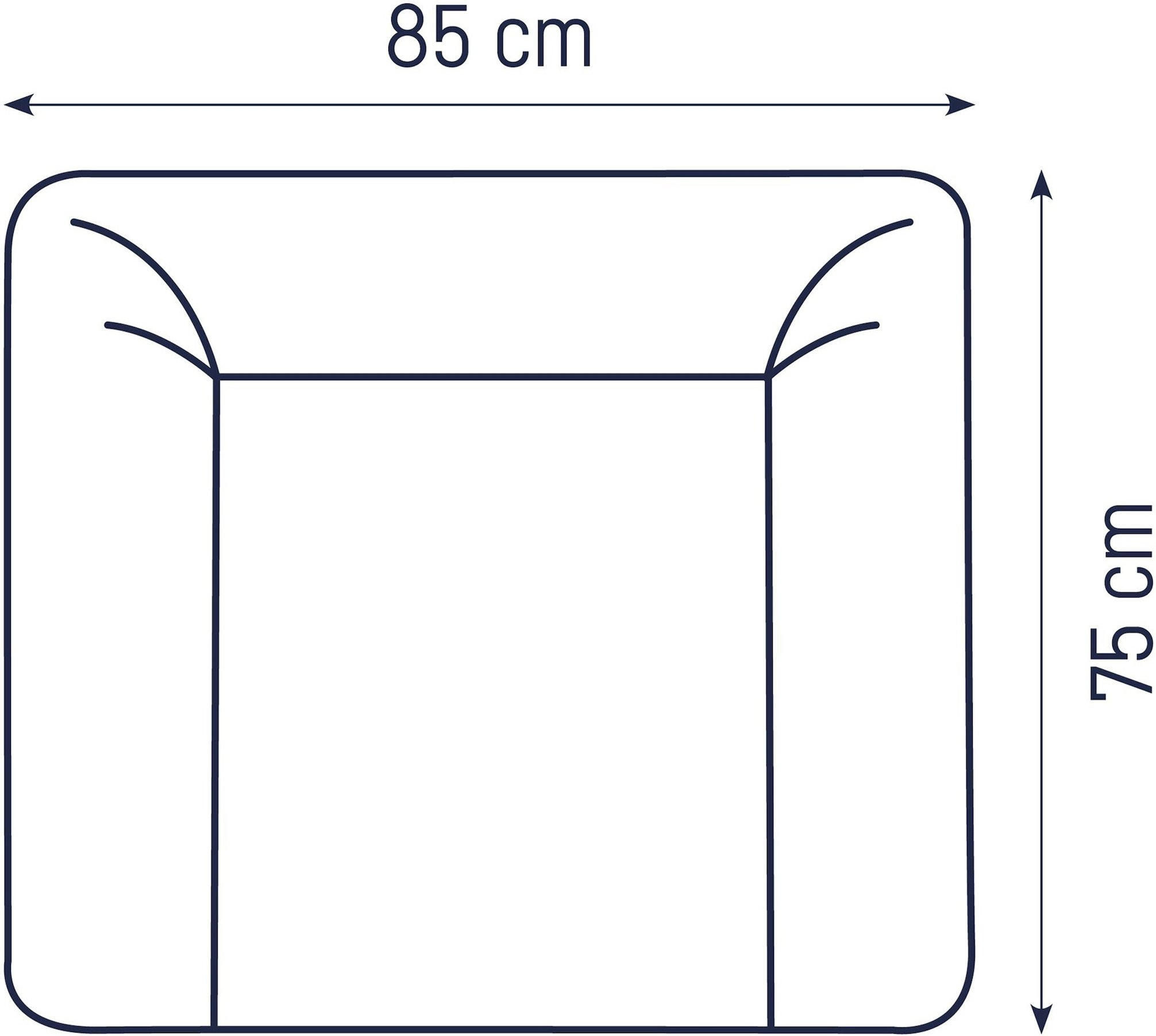 Julius Zöllner Wickelauflage Softy 75x85 cm