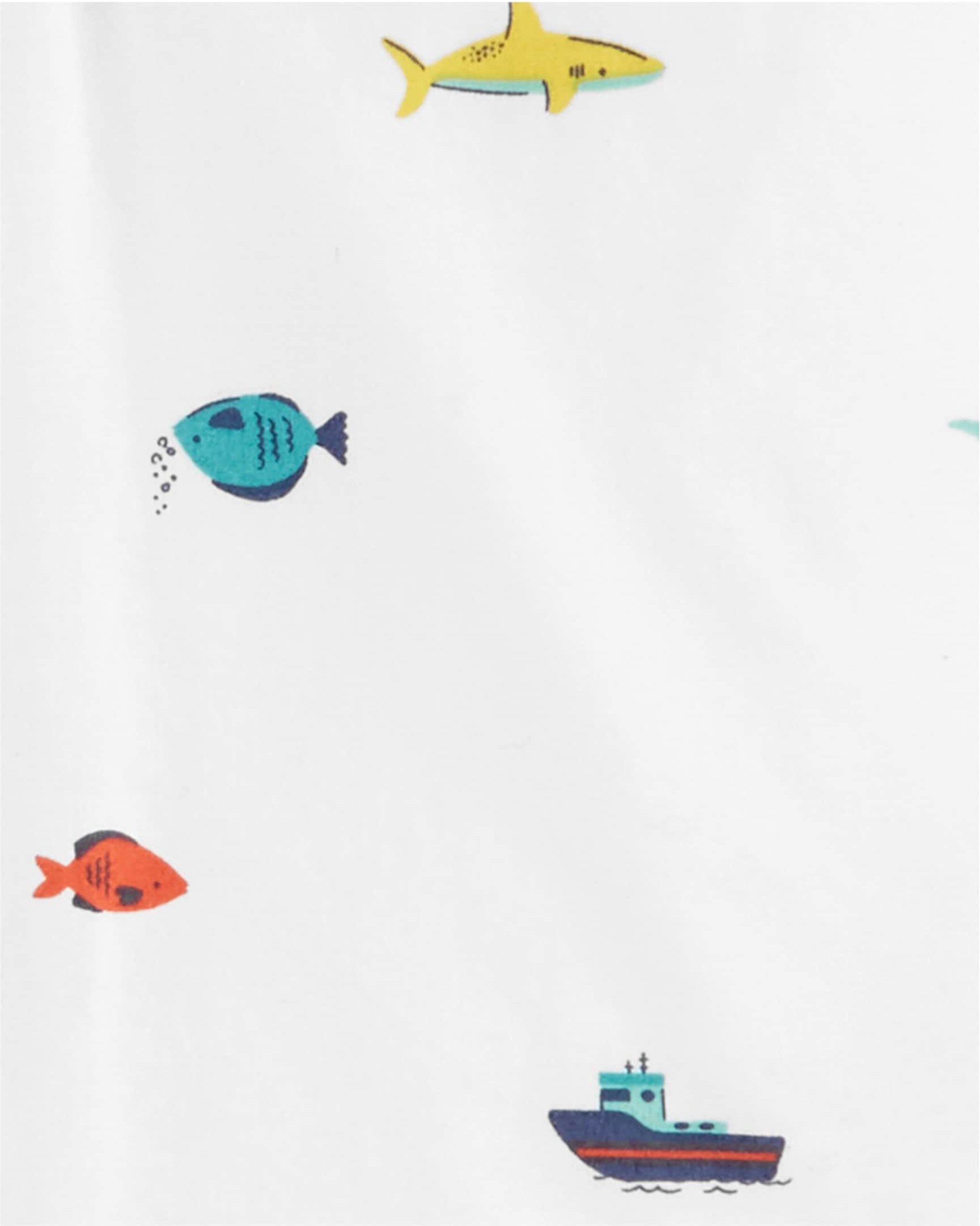 Carter's 2-tlg. Set Hemd kurzarm und Webshorts Tiere