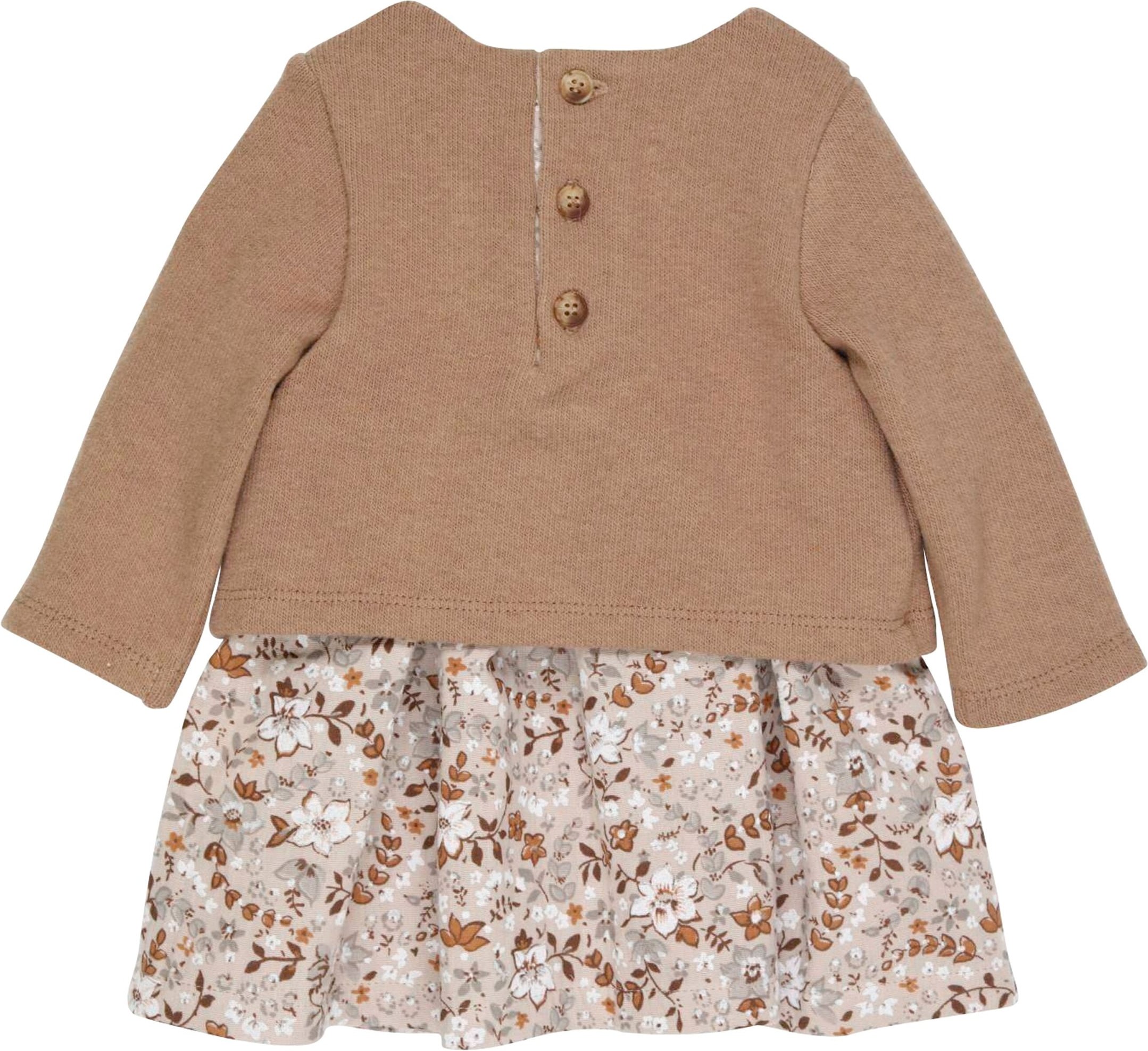 Thumbnail - Gymp Strickfleece-Kleid langarm Blumen