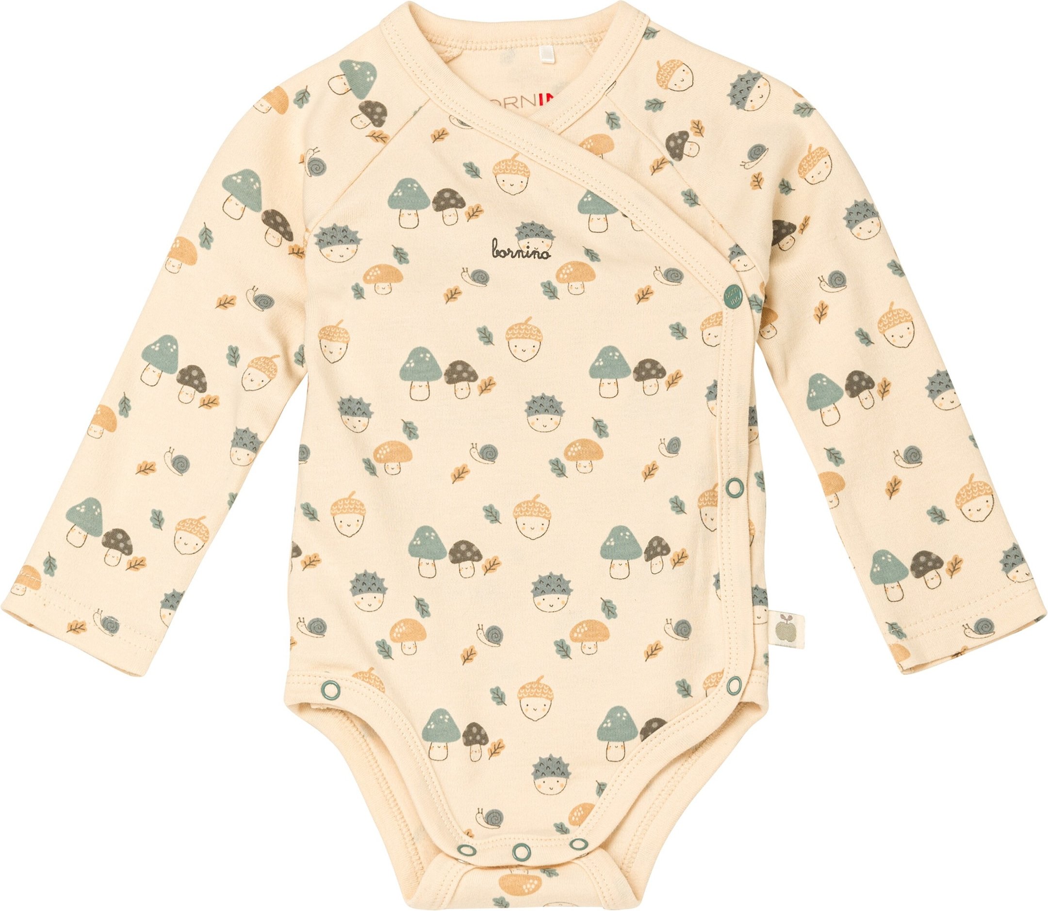 Thumbnail - Bornino Sweet Nature 2er-Pack Wickelbodys langarm Sweet Nature