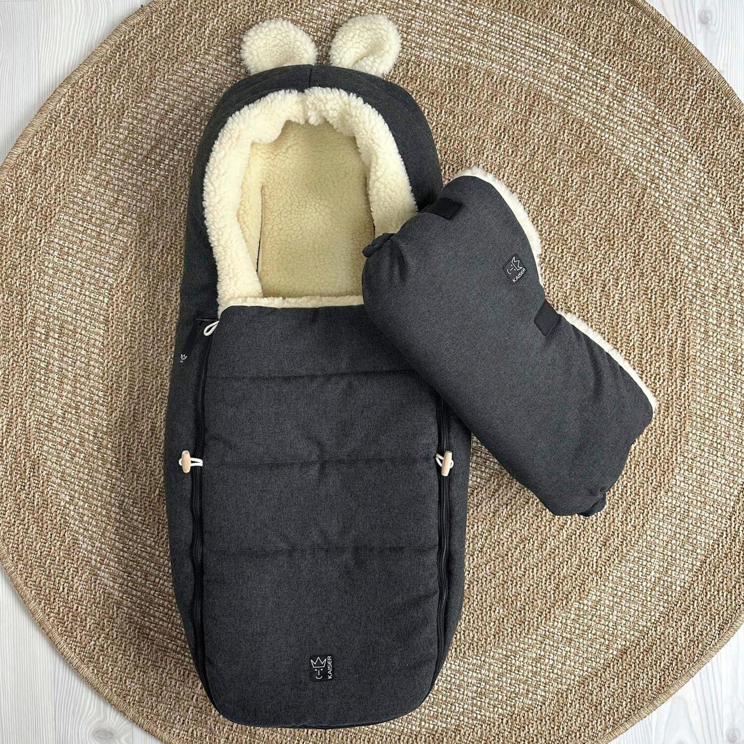 Thumbnail - Kaiser Handwärmer HOODY MAUS WOOL schwarz