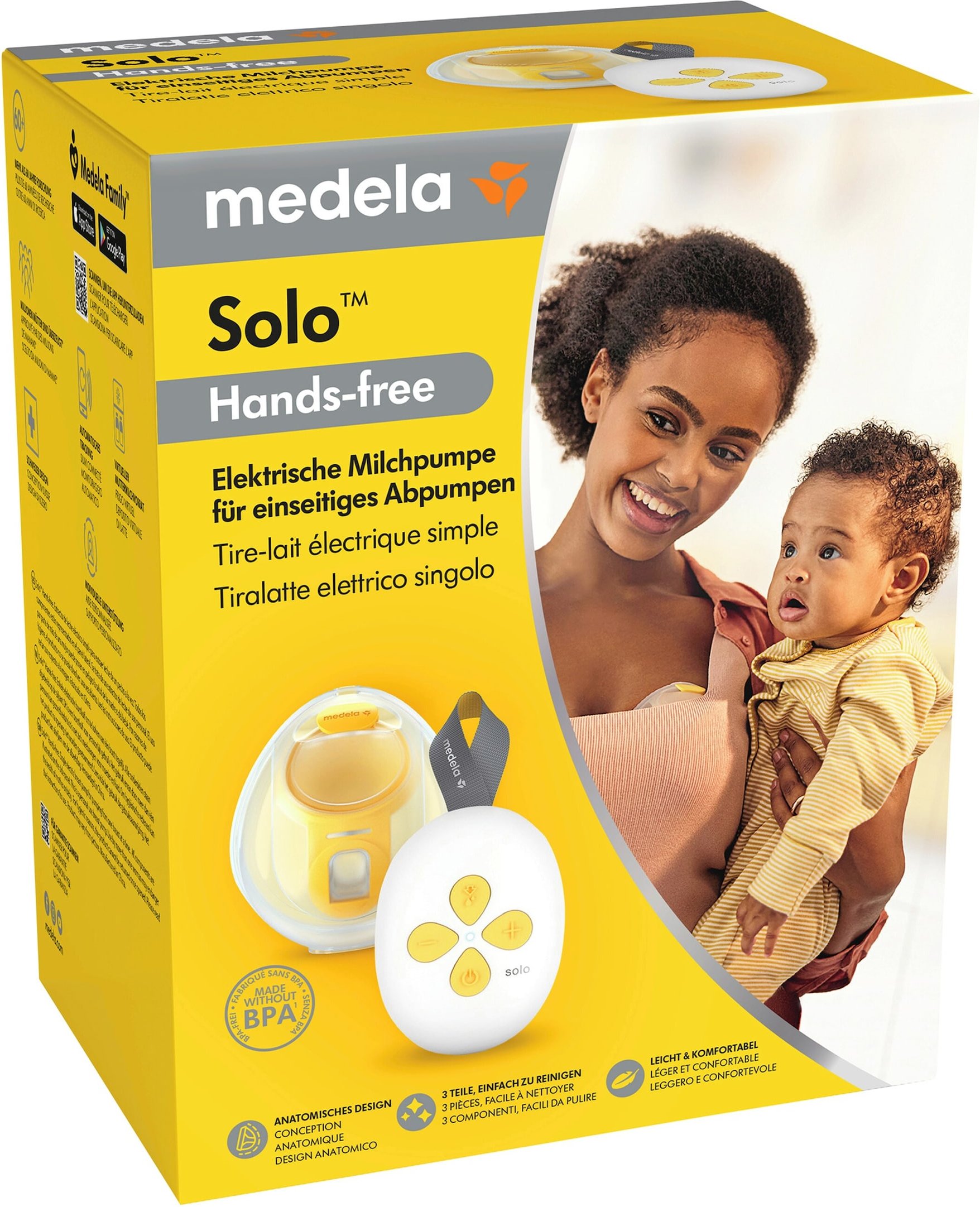 Medela Elektrische Milchpumpe Solo Hands-free
