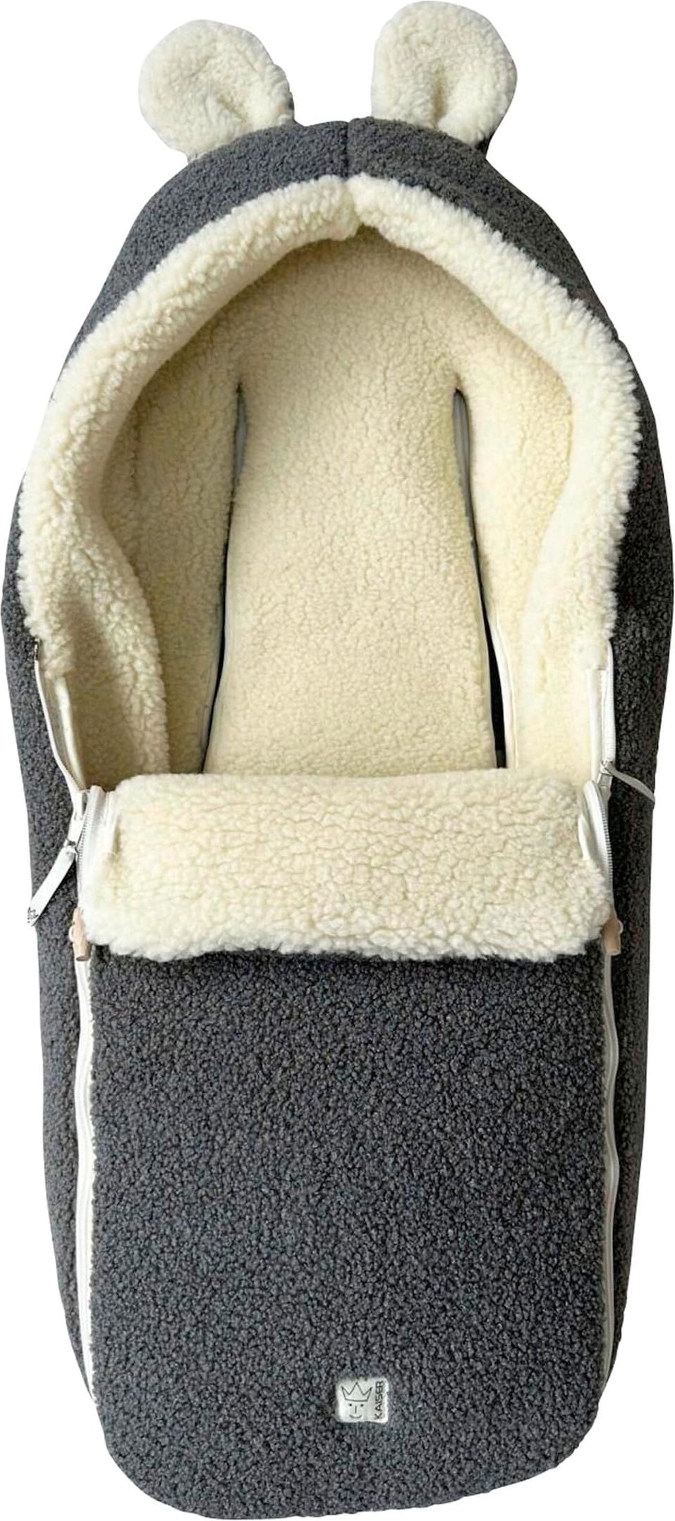 Kaiser Fußsack HUKKY grau