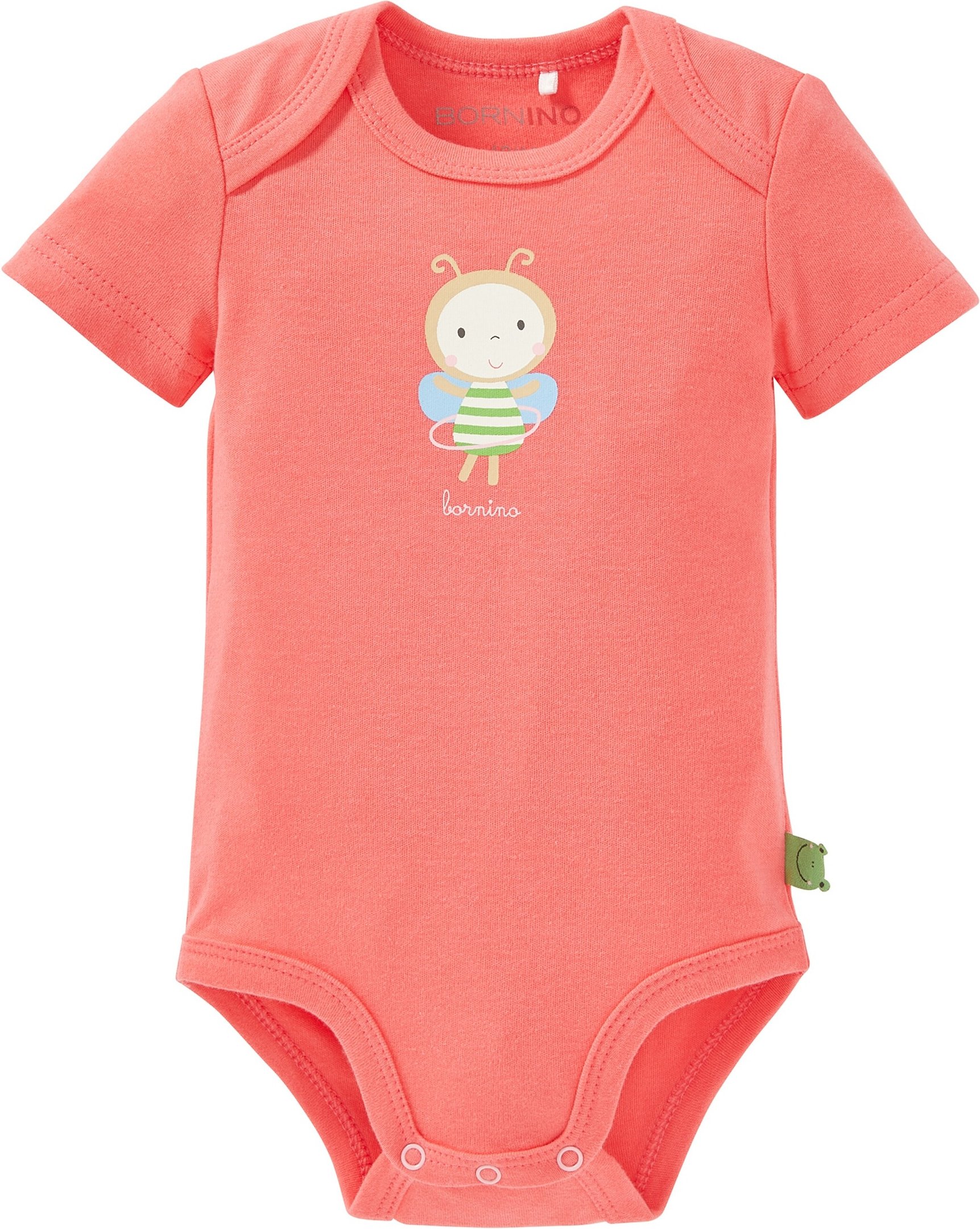 Bornino Frog Friends Girls 2er-Pack Bodys kurzarm