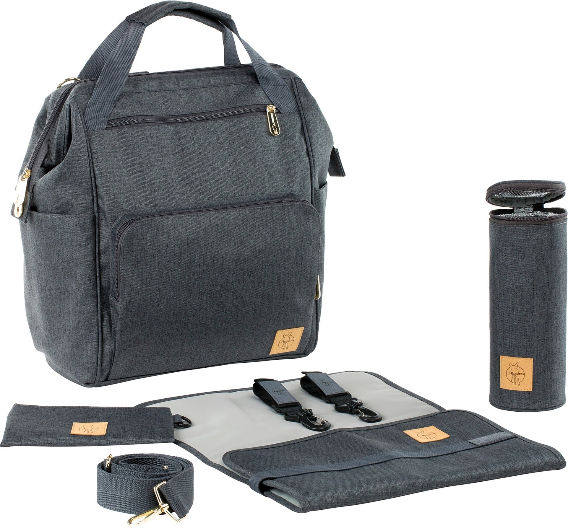 Lässig Glam Wickelrucksack Goldie