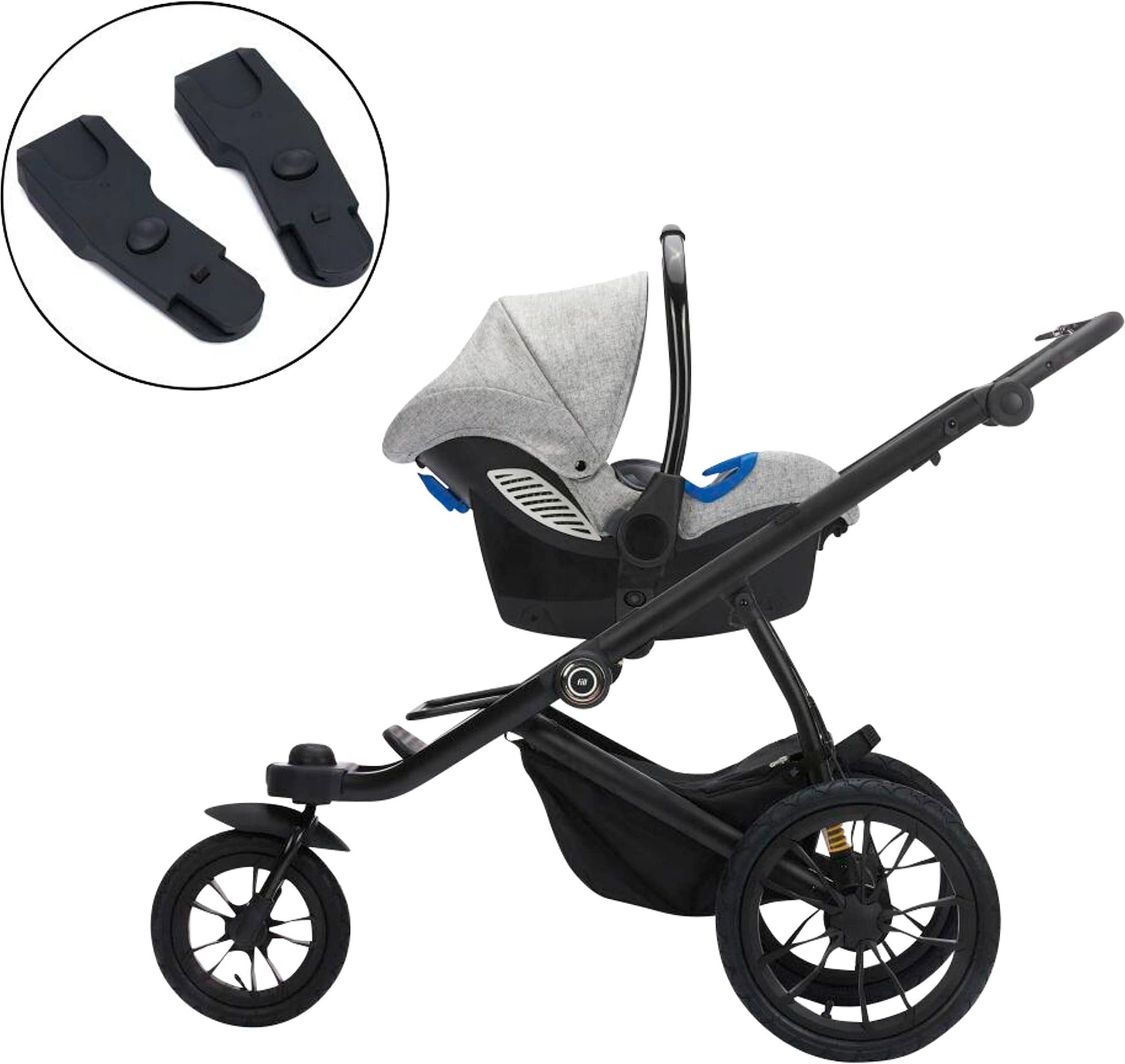 Thumbnail - Fillikid Adapter S609 Kinderwagen Jogger Run schwarz