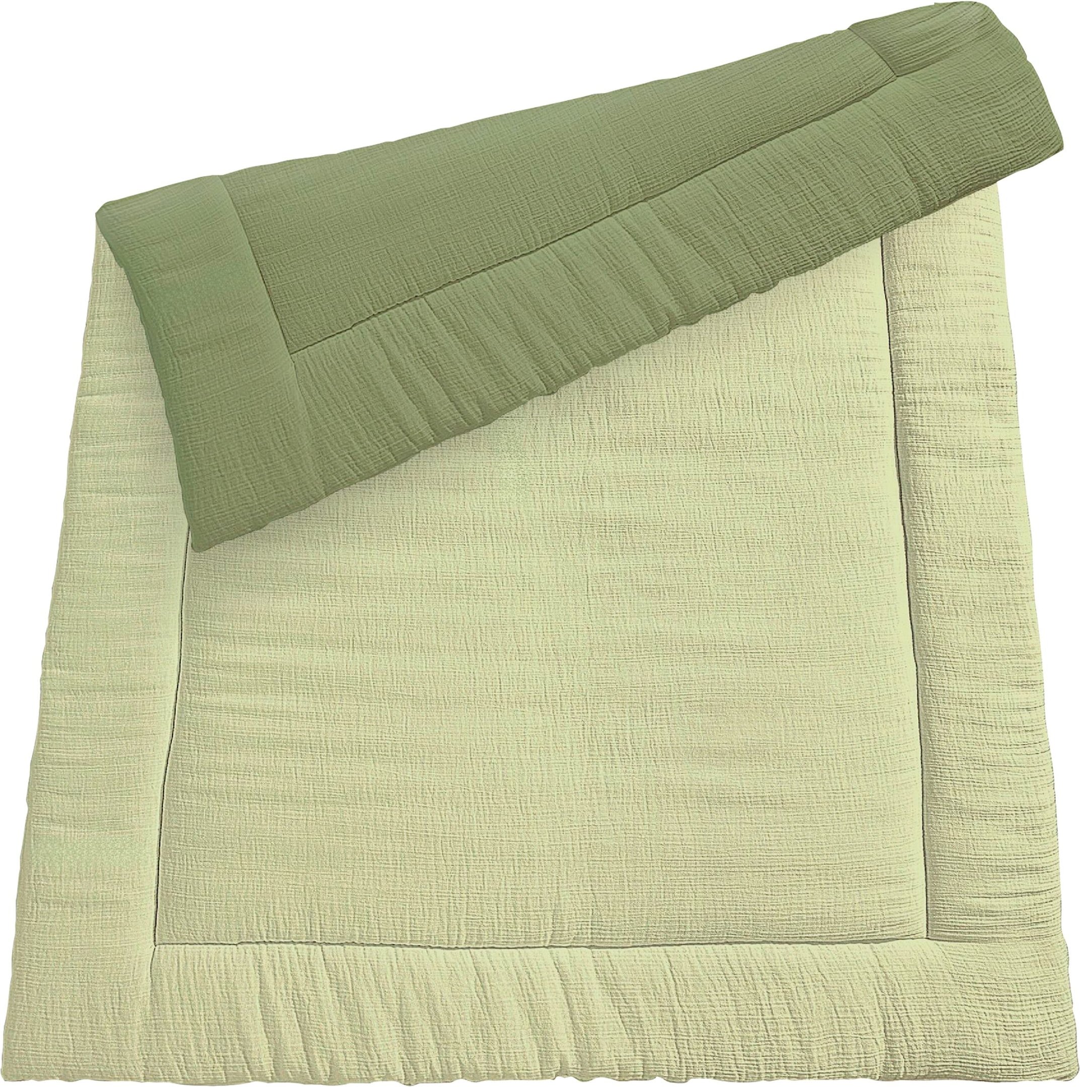 Bornino Home Wende-Krabbeldecke Musselin 100x150 cm