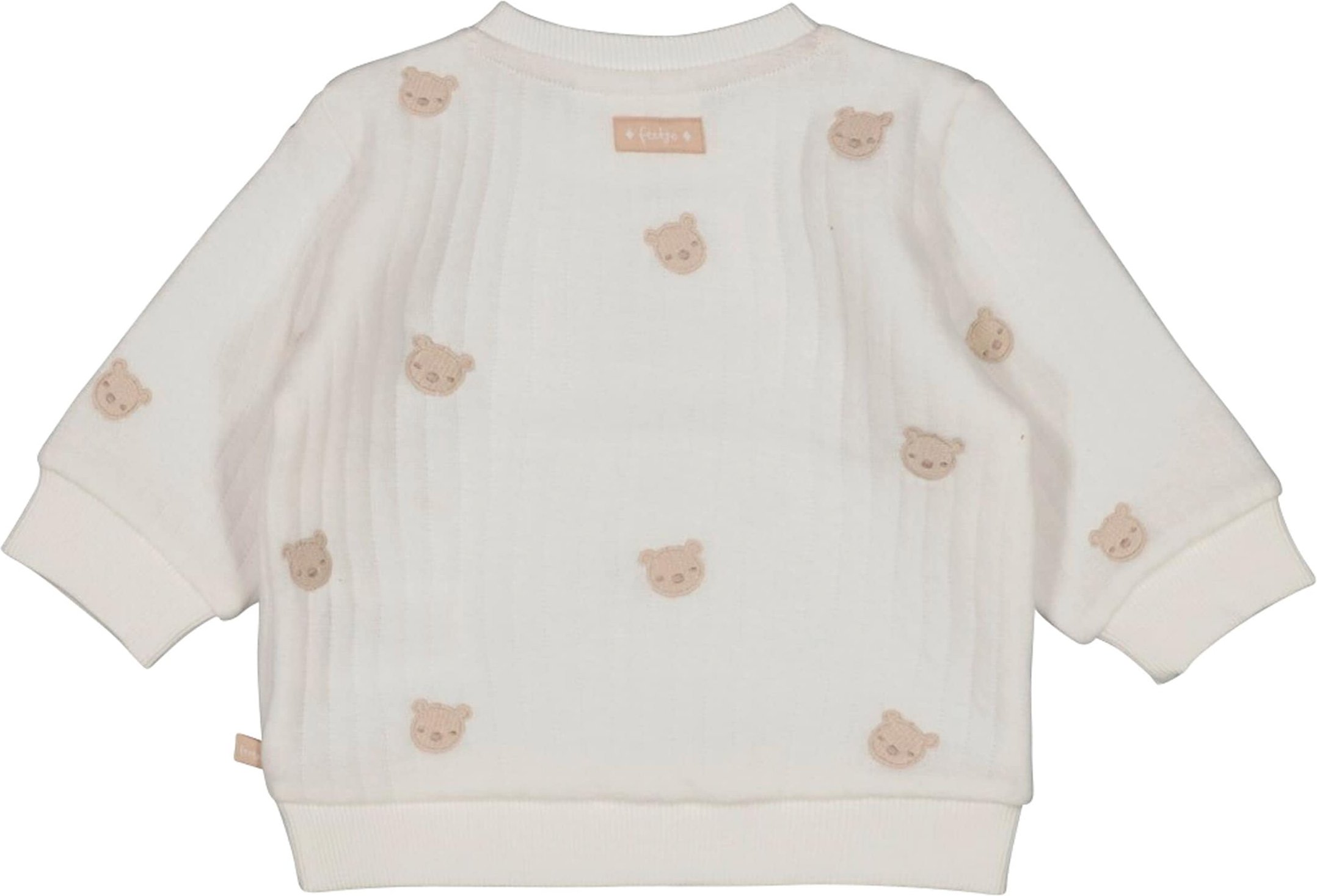 Feetje Sweatshirt Bären-Stickerei Rippqualität