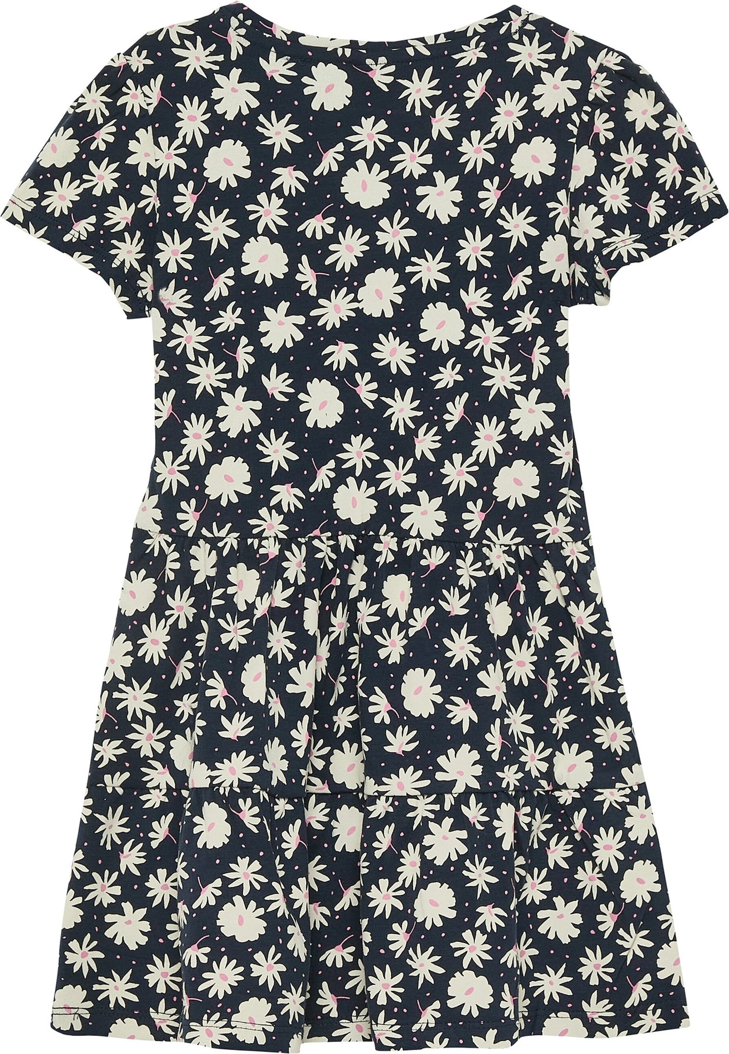 S.Oliver Kleid kurzarm Blumen