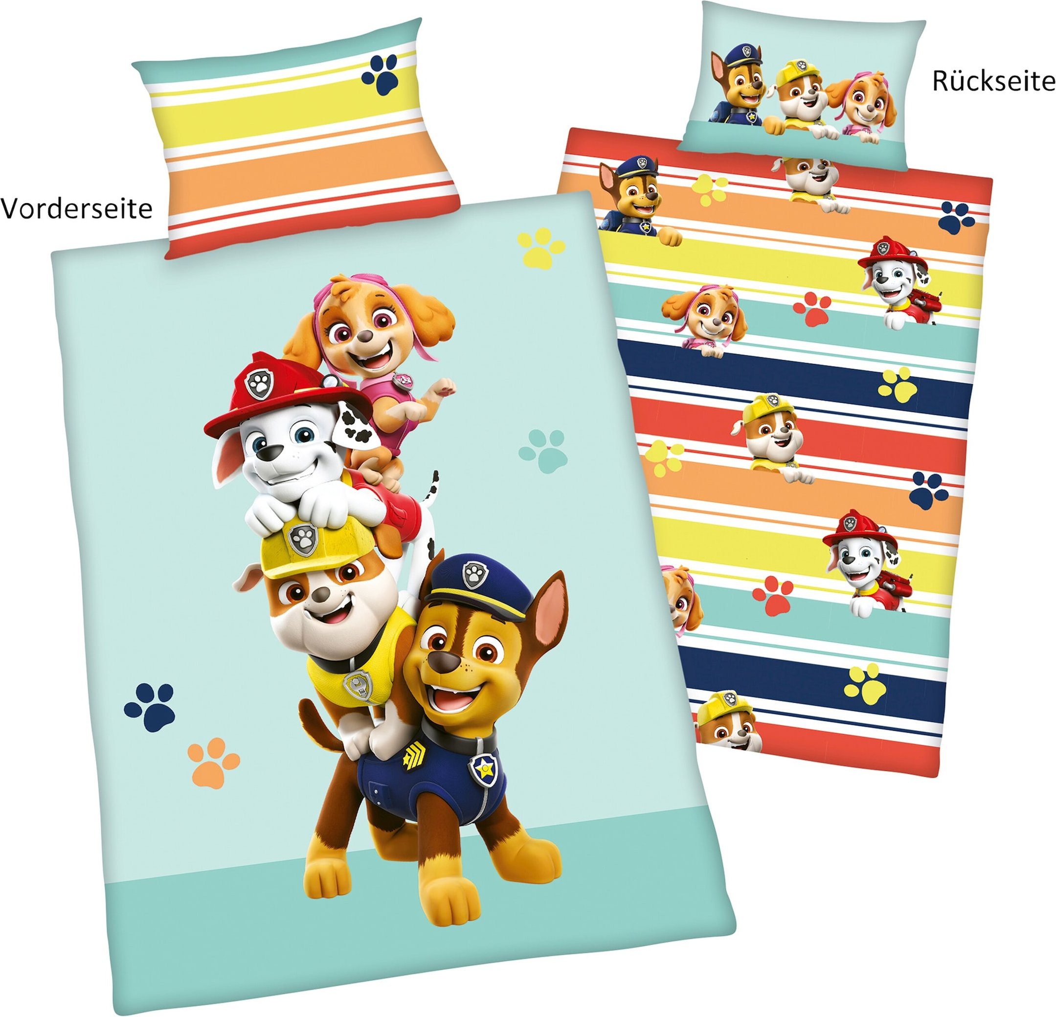 Baby Best Paw Patrol Renforcé-Bettwäsche 40x60 / 100x135 cm