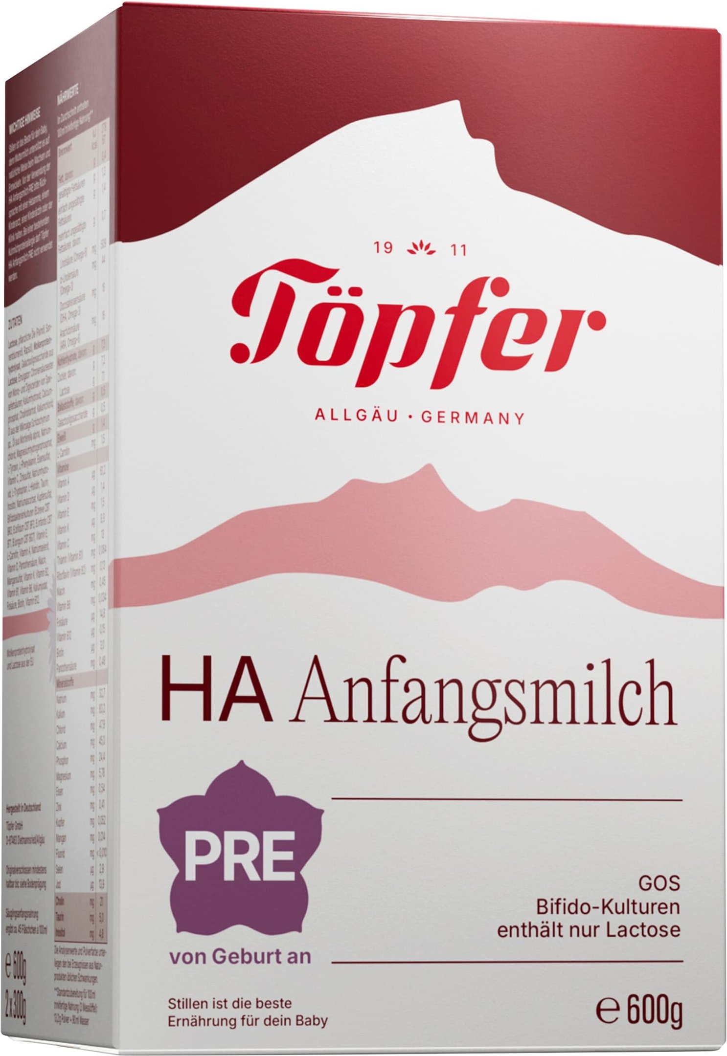 Töpfer Bundle 4er Pack HA PRE 600 g