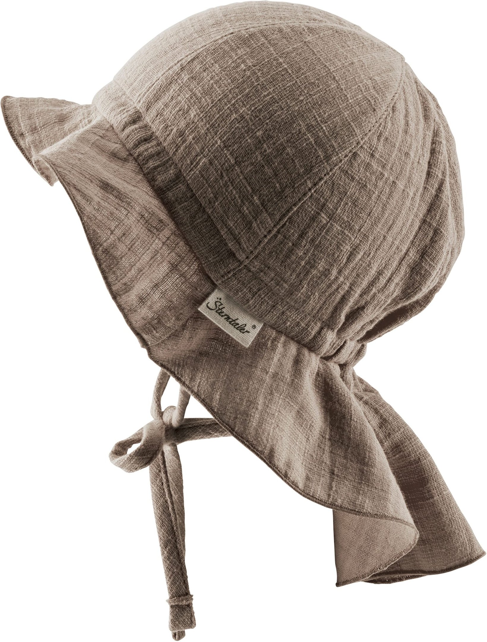 Sterntaler Musselin-Sonnenhut mit Nackenschutz