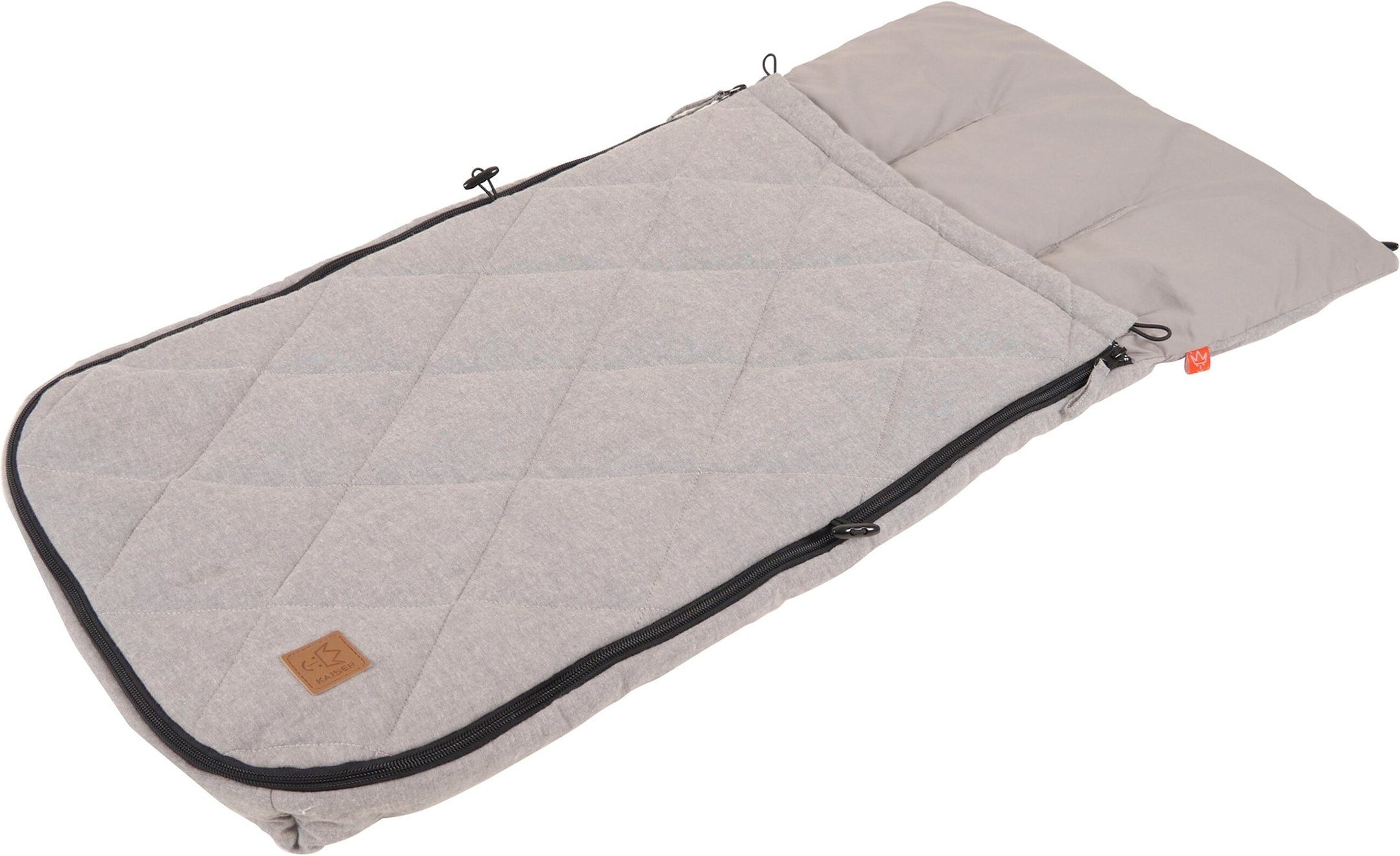 Thumbnail - Kaiser Sommer-Fußsack Nikko für Kinderwagen, Buggy grau